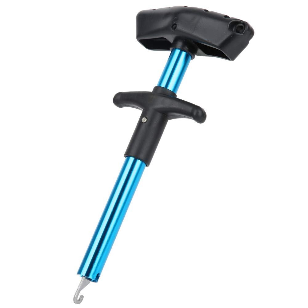 Taidda Anodized Aluminum Hook Remover Tool - Blue/Gold/Silver T-Shaped Fishing Accessory (16.5x7.5x3cm) for Wild & Sea Fishing - Perfect for Catch-and-Release, Boat Fishing & Outdoor Adventures