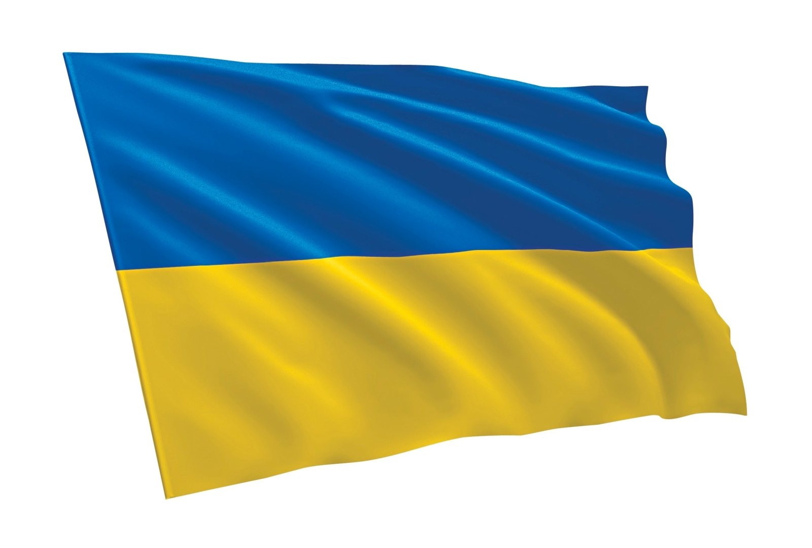 Ukrainian Flag Decal - High-Quality Vinyl Sticker for Cars, Laptops & Windows - Show Your Support with Durable Patriotic Decals for Home, Office & Gifts
