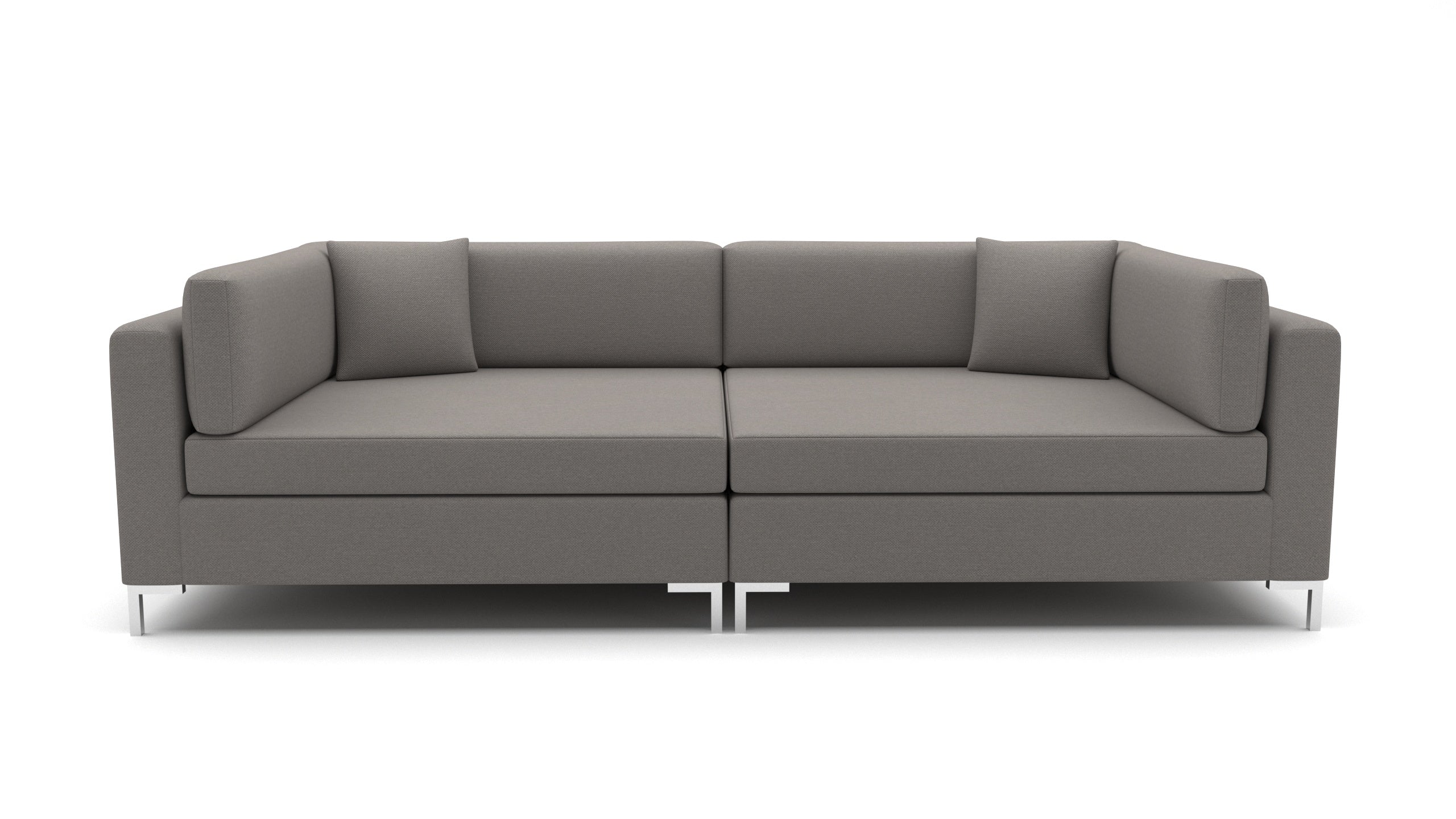 Bonnell 112 Double Cuddler Sofa - Comfortable 2-Seater Loveseat for Living Room, Bedroom & Small Spaces - Perfect for Couples, Snuggling & Relaxing