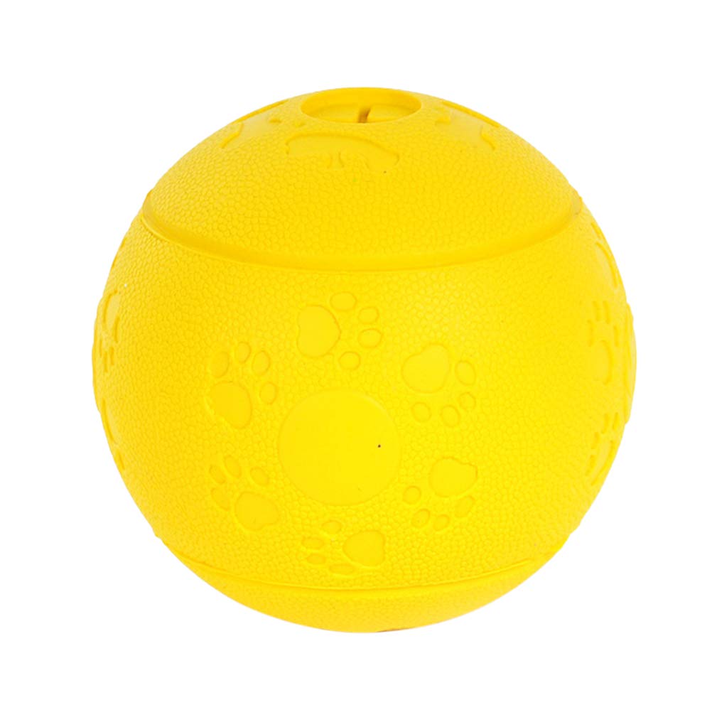 Baluue Dog Chew Toy for Teeth Cleaning - Durable Pet Bite Toy for Small Dogs, Interactive Play & Dental Care - Yellow Small Size - Perfect for Puppy Teething, Training & Indoor/Outdoor Playtime