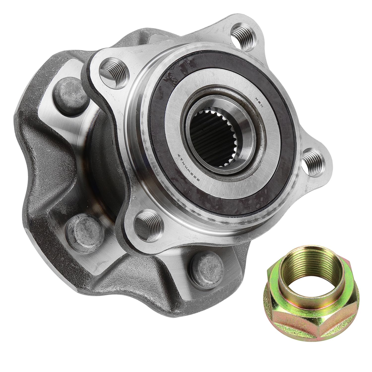 Beck/Arnley 051-6257 Wheel Bearing and Hub Assembly - Front or Rear Replacement for Smooth & Quiet Ride - Perfect for Sedans, SUVs & Trucks