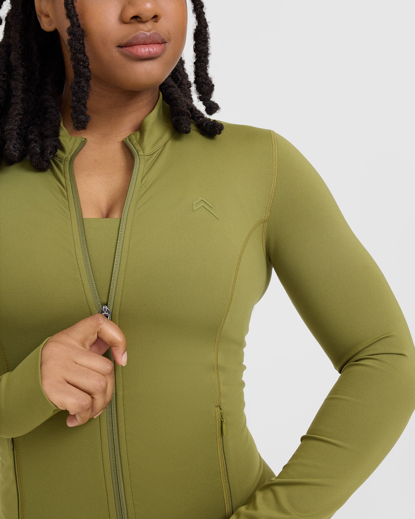 Timeless Olive Green Jacket for Men & Women - Lightweight Water-Resistant Outdoor Coat for Hiking, Camping & Travel