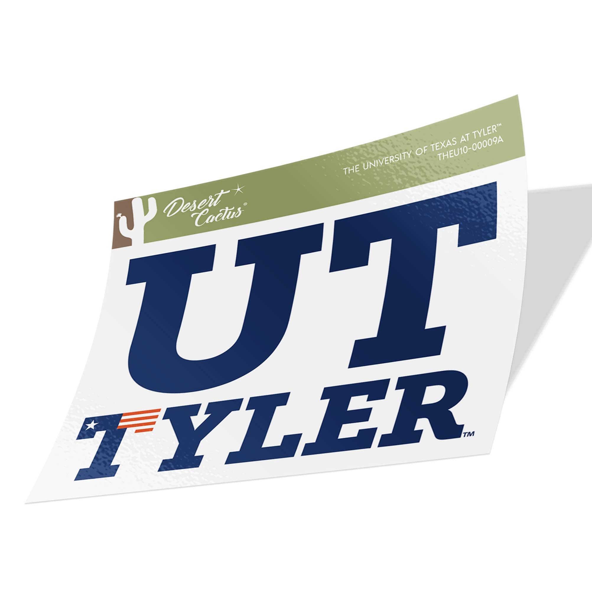 University of Texas at Tyler Patriots NCAA Vinyl Decal Sticker - Perfect for Laptop, Water Bottle, Car, Scrapbook & DIY Projects (00009A) - Show Your School Spirit Anywhere!