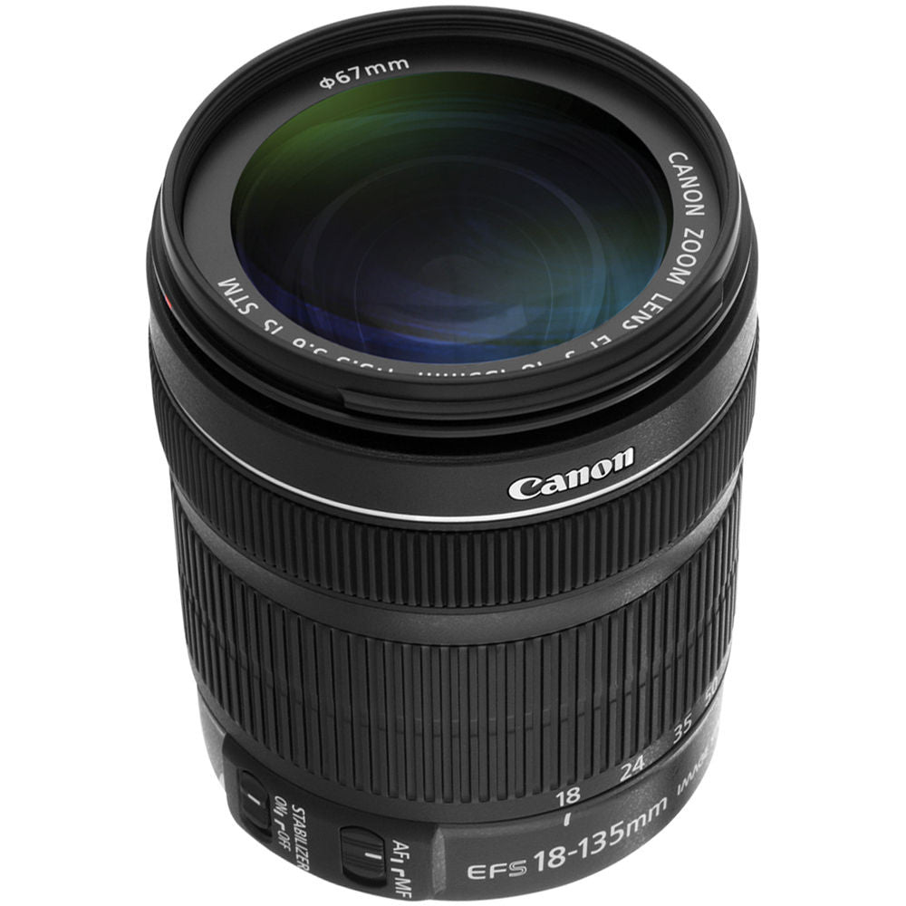 Canon EF-S 18-135mm f/3.5-5.6 IS STM Lens for DSLR Cameras - Perfect for Travel, Portrait & Landscape Photography