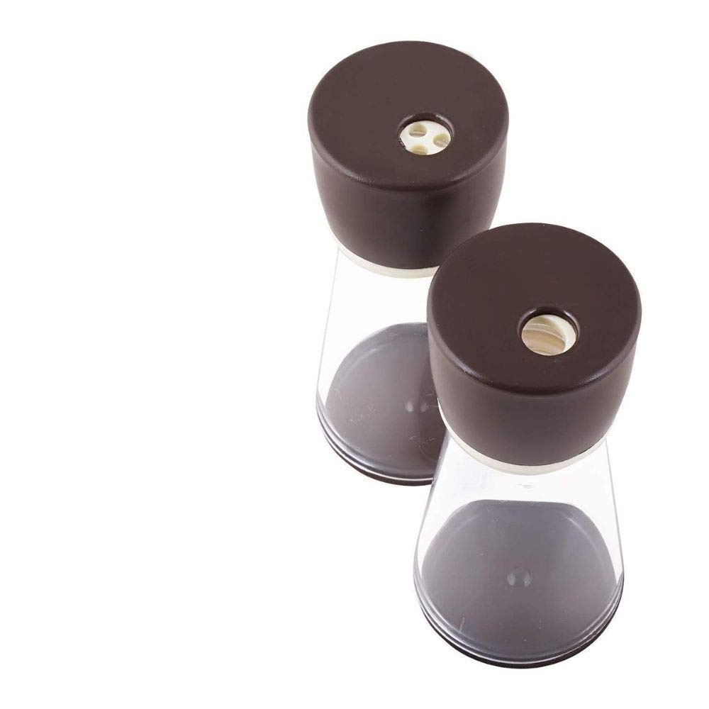 Radhna 16-Piece Clear Revolving Spice Rack Set - Stackable Plastic Spice Containers for Kitchen Storage | Space-Saving Organizer for Countertop, Pantry & Dining Table | Perfect for Cooking, Baking & Spice Display