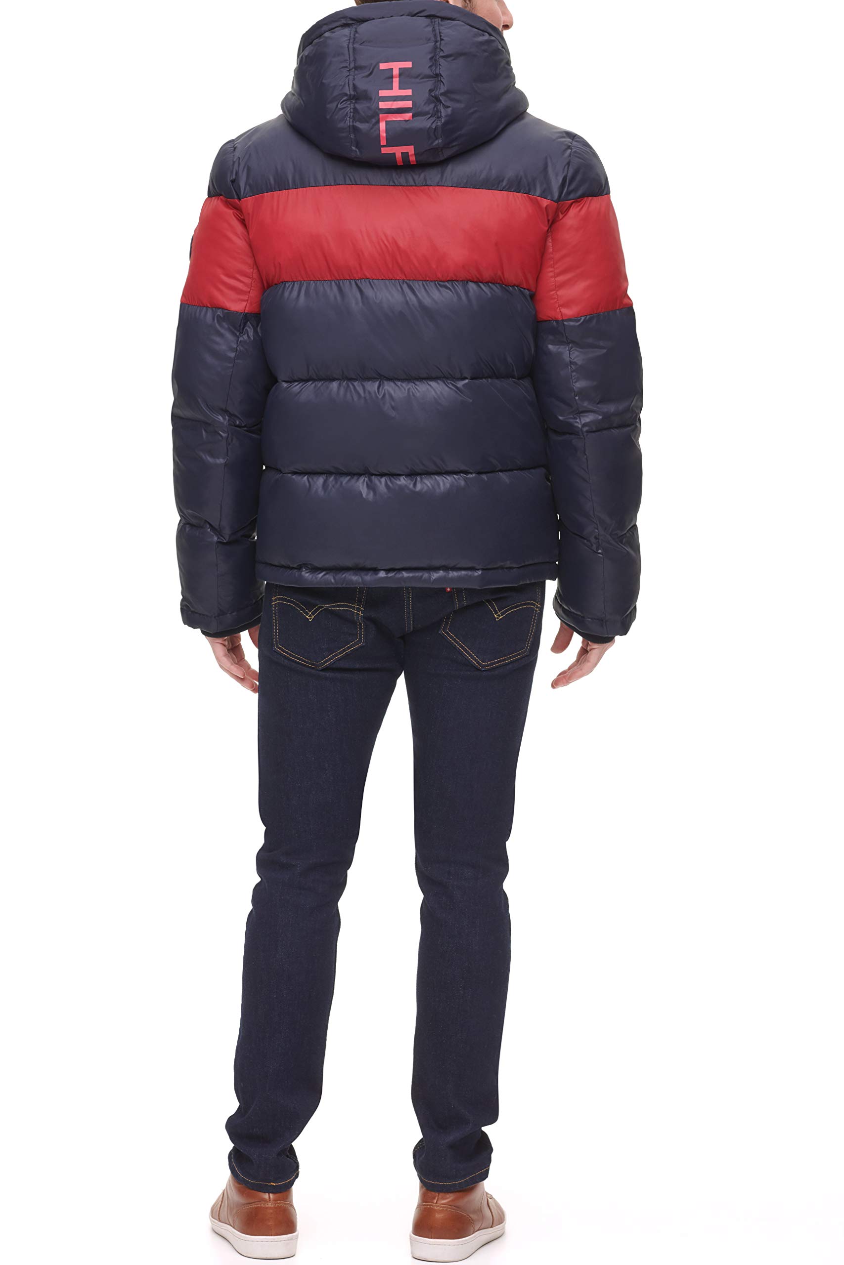 Tommy Hilfiger Men's Hooded Puffer Jacket - Lightweight Winter Coat for Cold Weather | Standard & Big & Tall Sizes | Perfect for Outdoor Activities, Commuting & Casual Wear