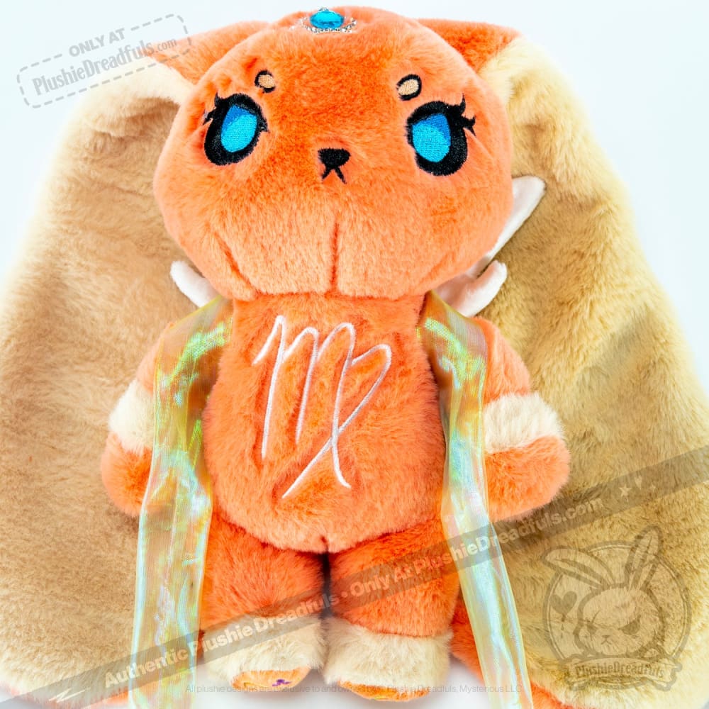 Plushie Dreadfuls Virgo Rabbit Stuffed Animal - Soft Zodiac Plush Toy for Collectors, Gifts & Home Decor