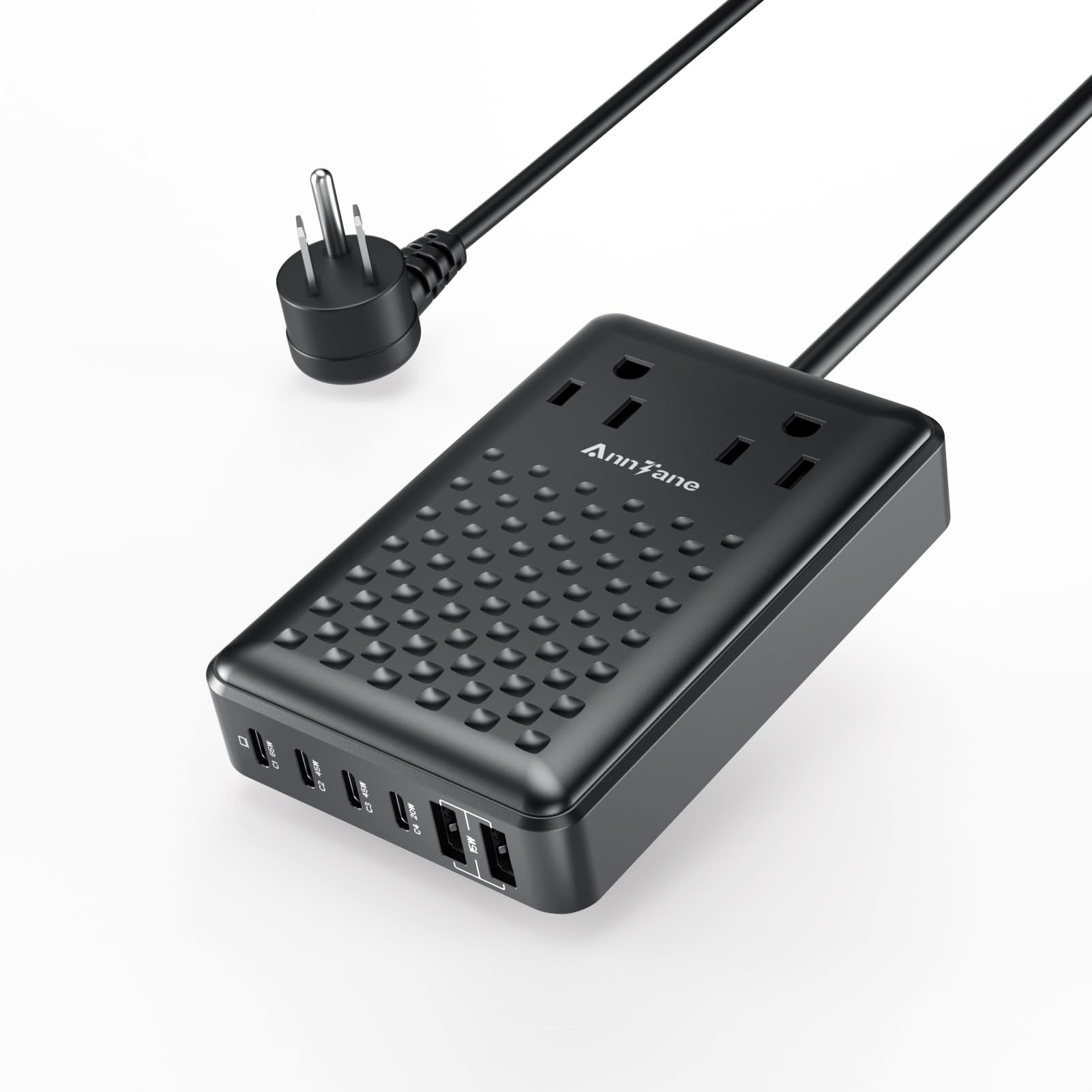 140W USB C Charging Station with GaN III Technology - 8-in-1 Fast Charger Hub, PD 65W Laptop Adapter for MacBook Air/Pro, iPhone 16/15, Galaxy S24 | Perfect for Home Office, Travel & Multi-Device Charging