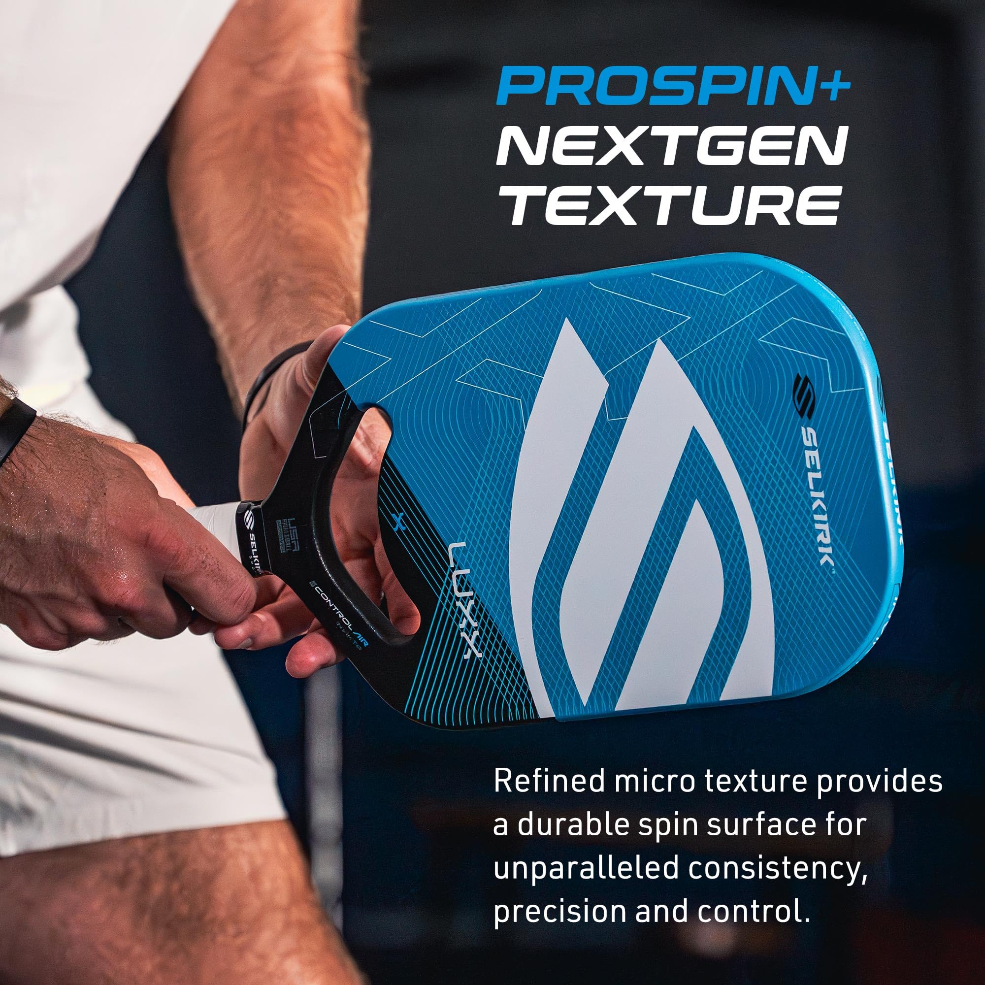 Selkirk Sport LUXX Control Pickleball Paddle - Premium Carbon Fiber Surface with Polypropylene X7 Core for Enhanced Control & Power | Perfect for Competitive Play & Recreational Games