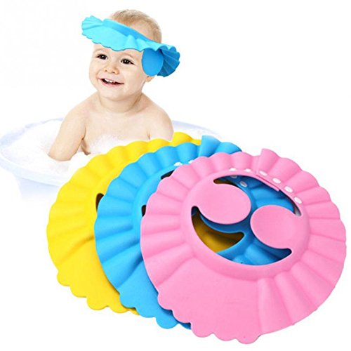 Killerzone Baby Shampoo Hat - Adjustable Soft Bath Visor Cap for Toddlers & Kids | Water Protection for Shower & Hair Washing | Perfect for Bath Time & Baby Hair Care