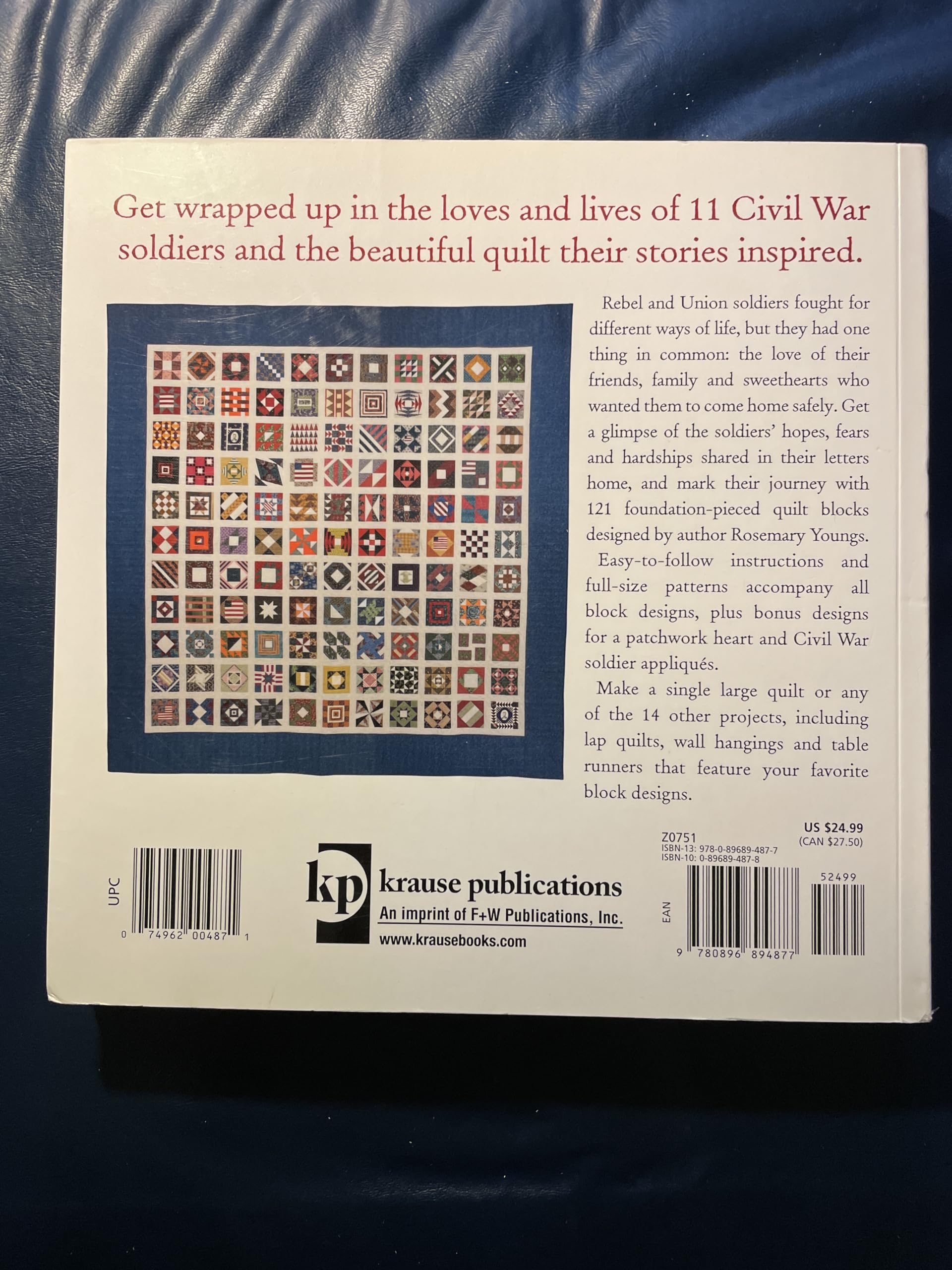 Civil War Love Letter Quilt - 121 Historical Quilt Block Patterns Inspired by Romance & War | Perfect for Quilting Enthusiasts & History Lovers