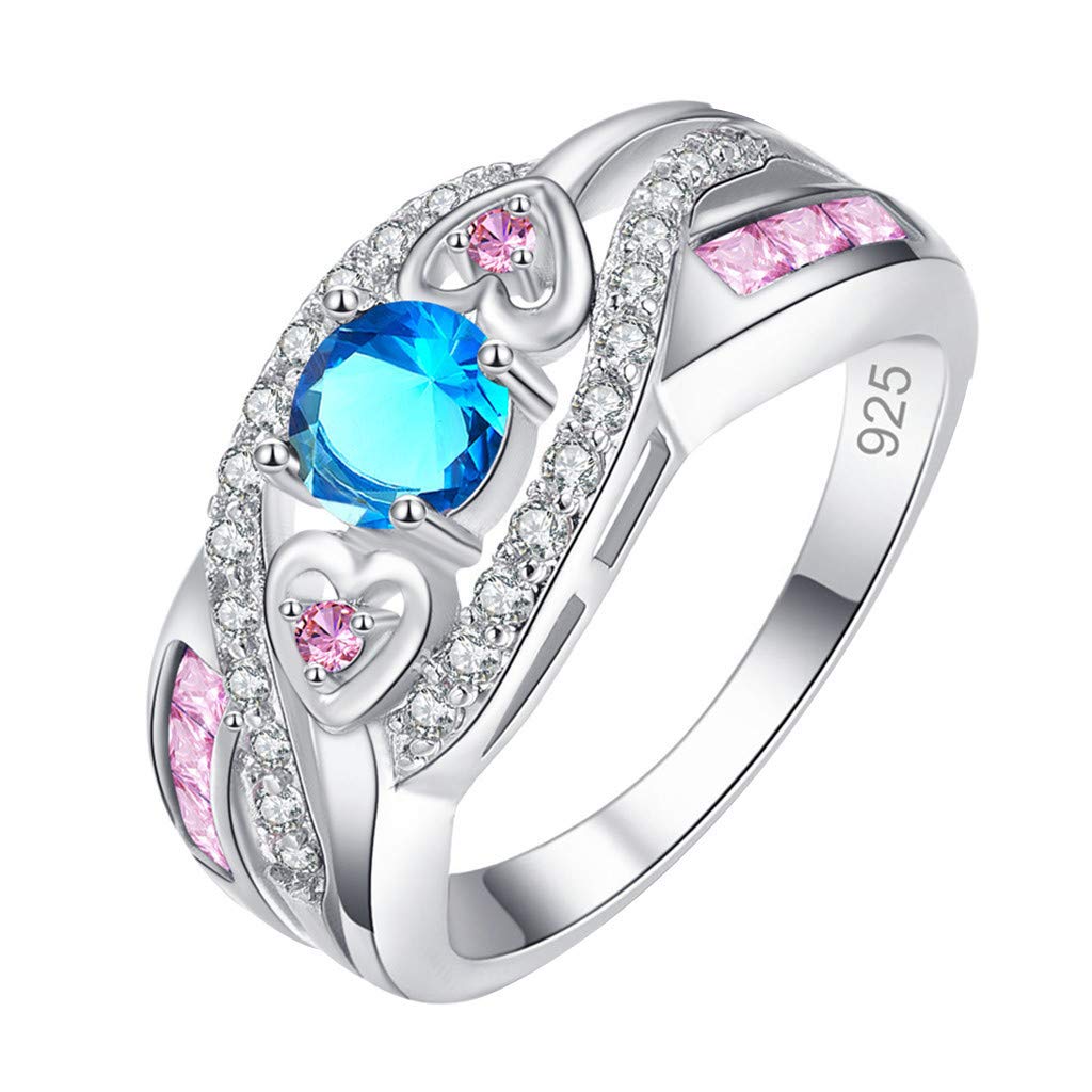 Luxury Women's Fashion Rings - Infinite Elements Zirconia Wedding Engagement Promise Eternity Ring for Girlfriend, Wife & Mother (Size 9) | Perfect for Anniversary, Valentine's Day & Special Occasions