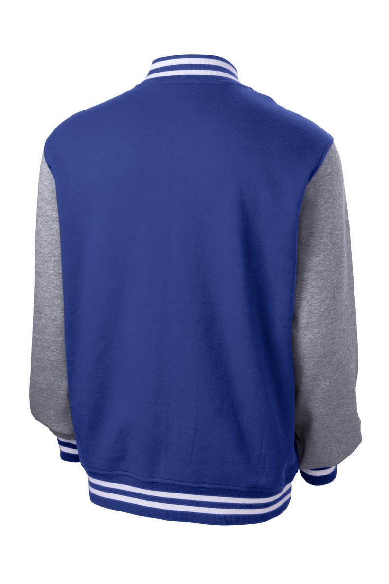 Men's Classic Fleece Letterman Varsity Jacket - Warm & Stylish Baseball Jacket for Casual Wear, School Sports & Outdoor Activities