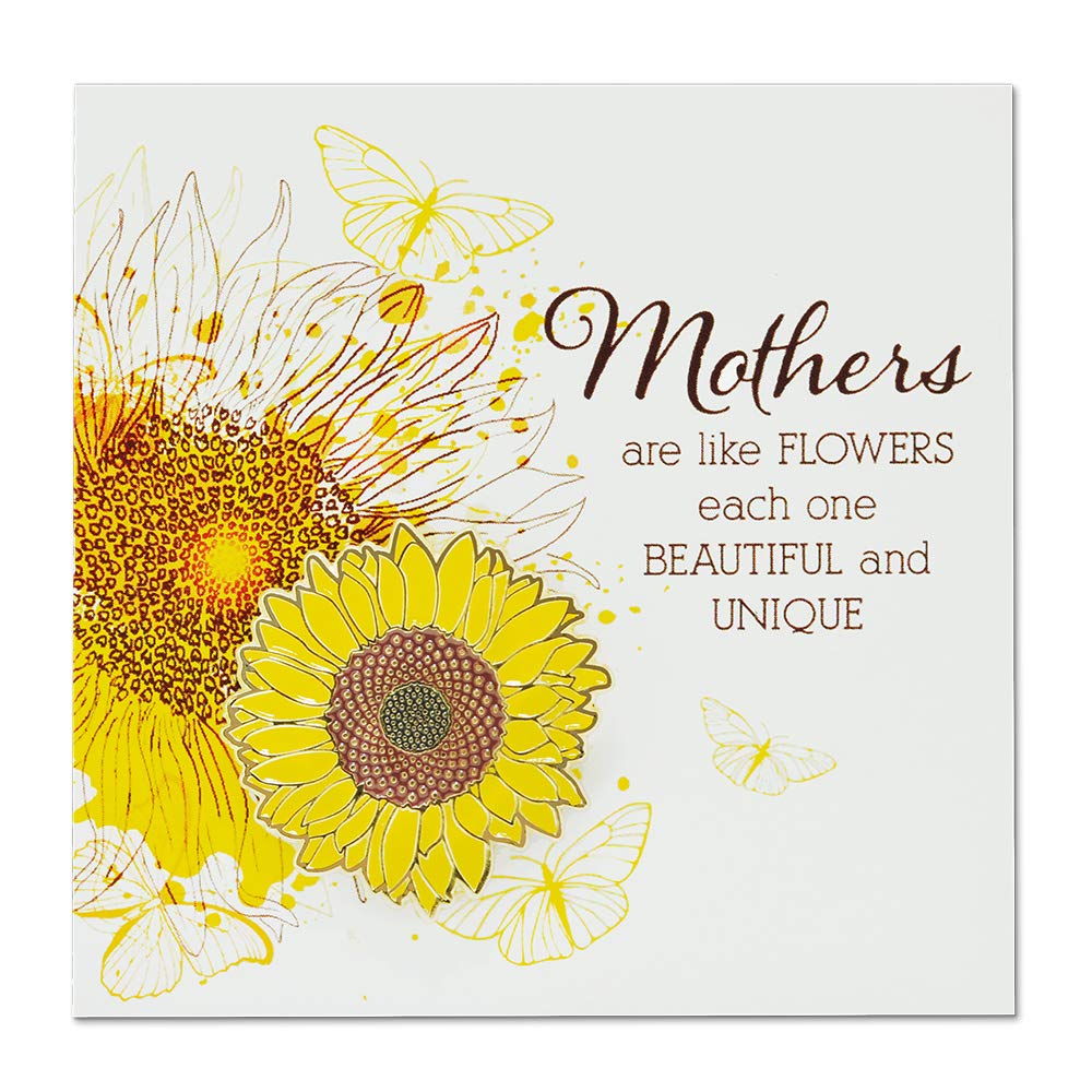 Sunflower Enamel Lapel Pin - Elegant Floral Brooch Gift for Mother's Day, Birthday, Anniversary | Perfect for Jackets, Scarves, Bags & Women's Fashion Accessories