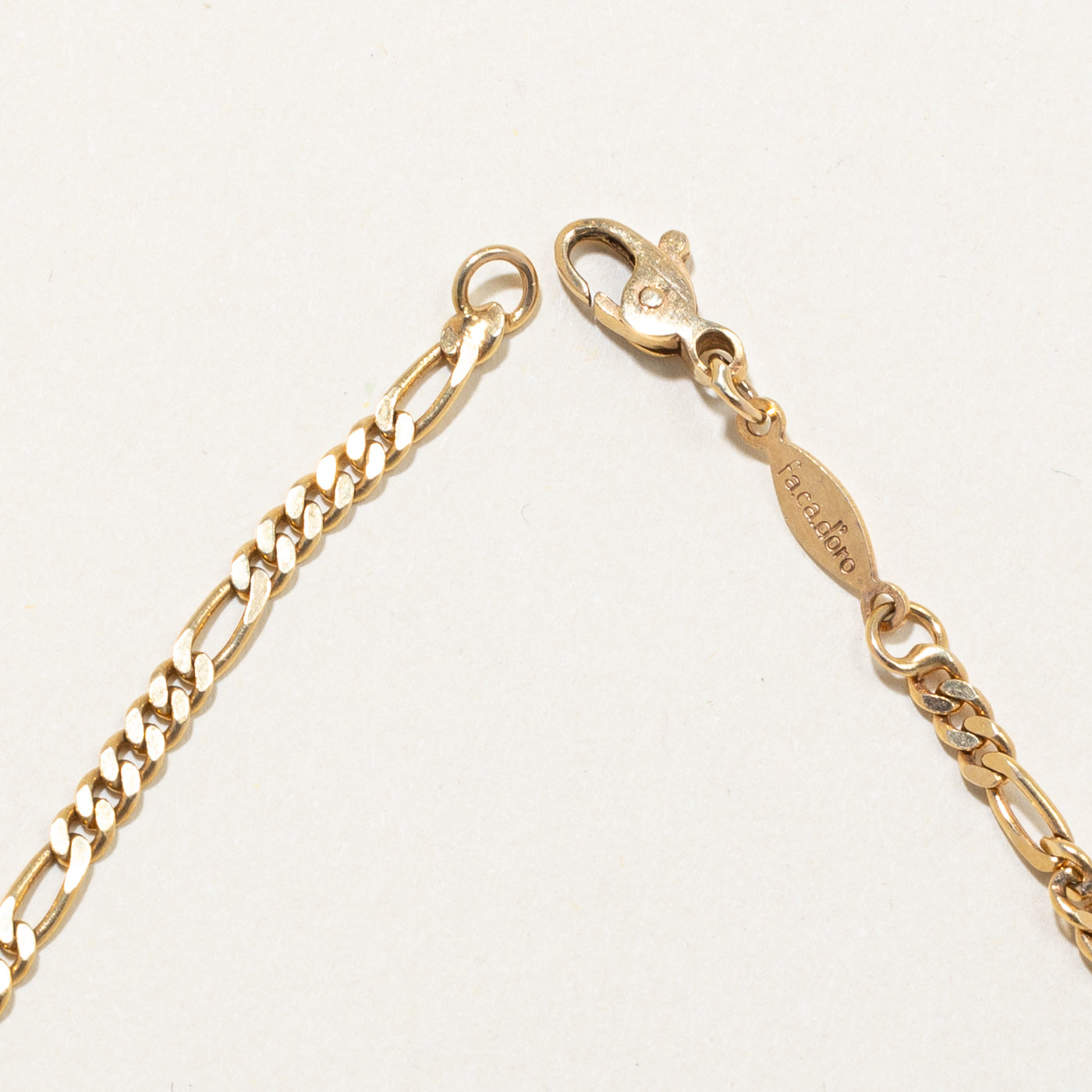 14K Yellow Gold Figarucci Link Bracelet - 8.5 Inch Adjustable Chain for Women | Elegant Jewelry Gift for Birthday, Anniversary & Special Occasions | Perfect for Everyday Wear & Formal Events
