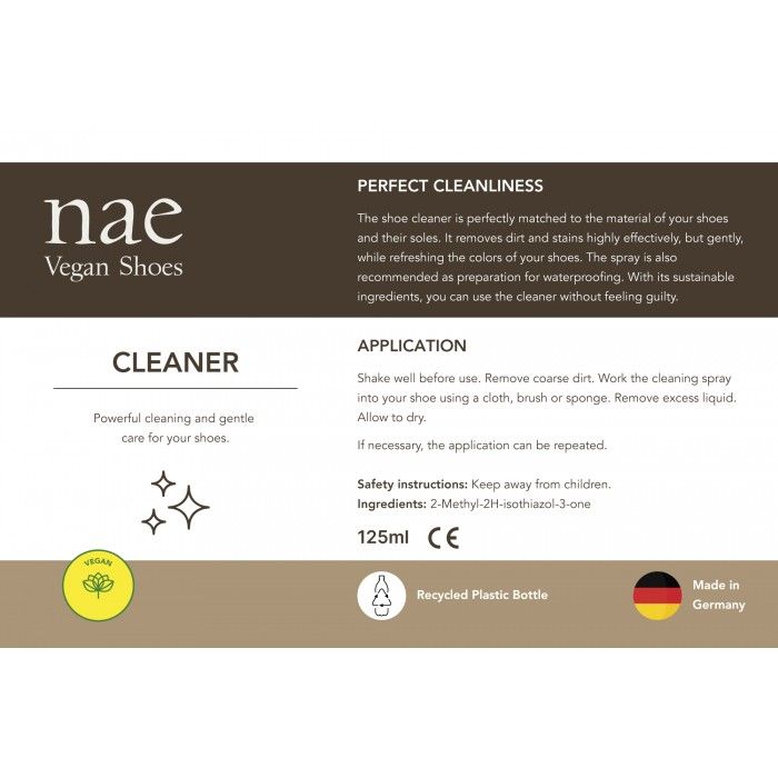 NAE Vegan Shoe Cleaner Kit - Plant-Based, Cruelty-Free Sneaker & Footwear Cleaning Solution for Men & Women - Perfect for Gym Shoes, Running Sneakers & Casual Footwear Care