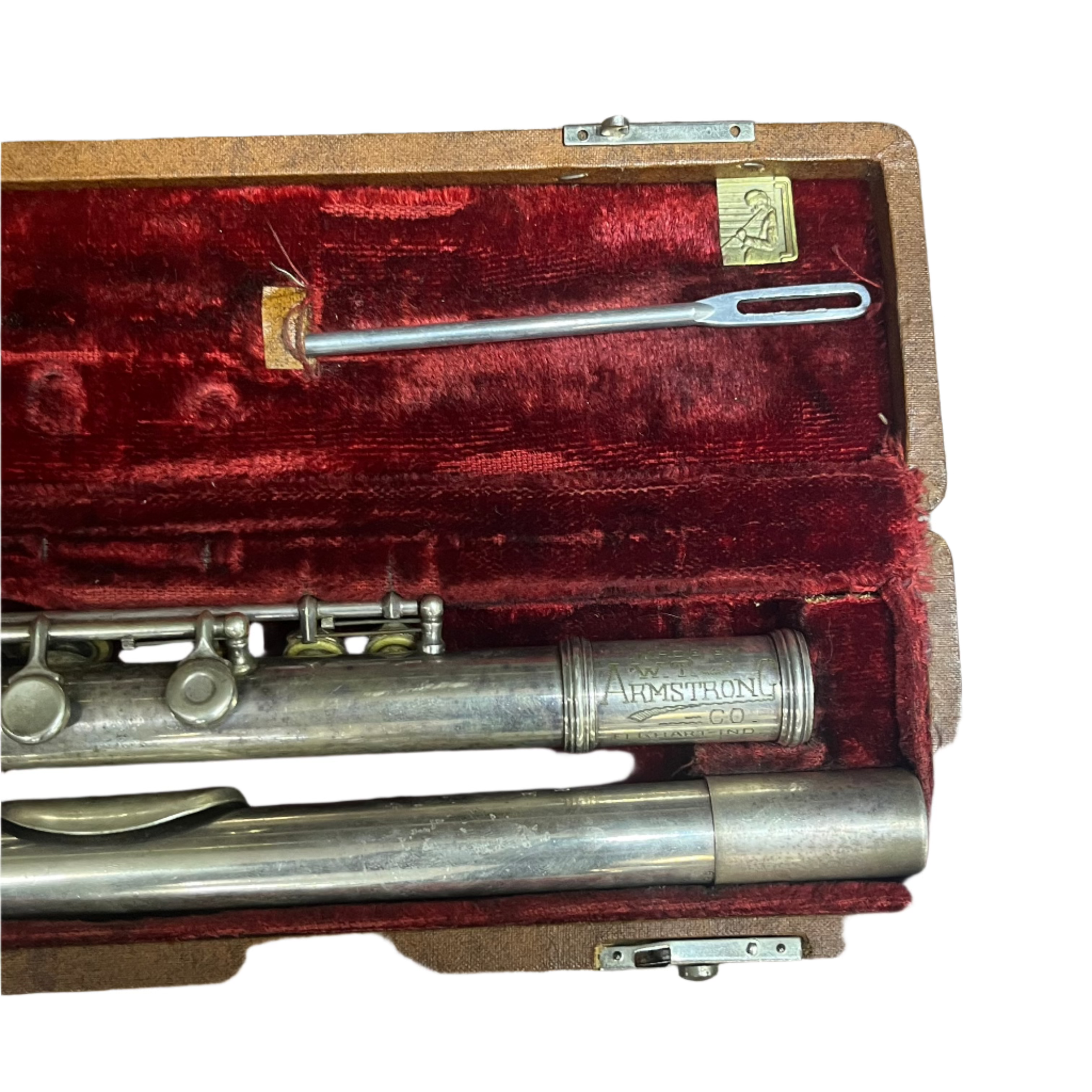 Professional Armstrong Flute with Hard Case - Silver Plated Concert Flute for Beginners & Students - Perfect for School Bands, Music Lessons & Performances