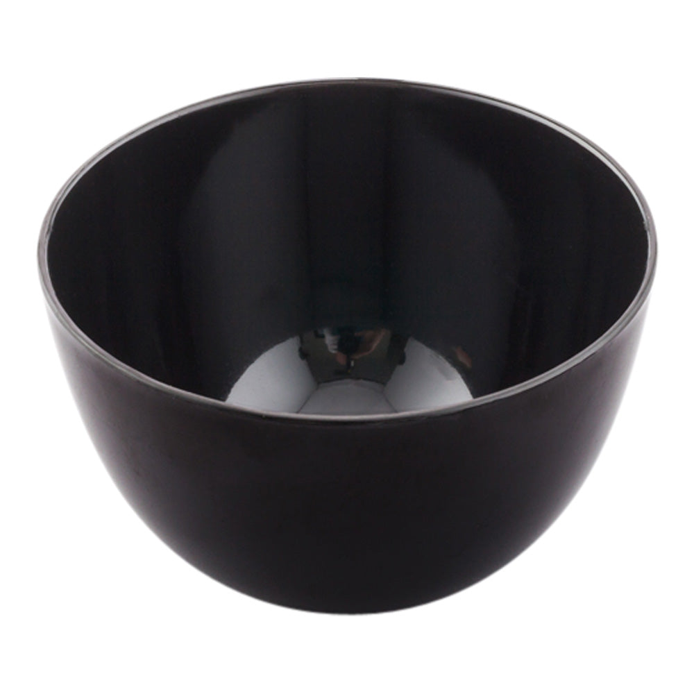 4 oz Round Black Plastic Bodega Cups - 20 Pack (3