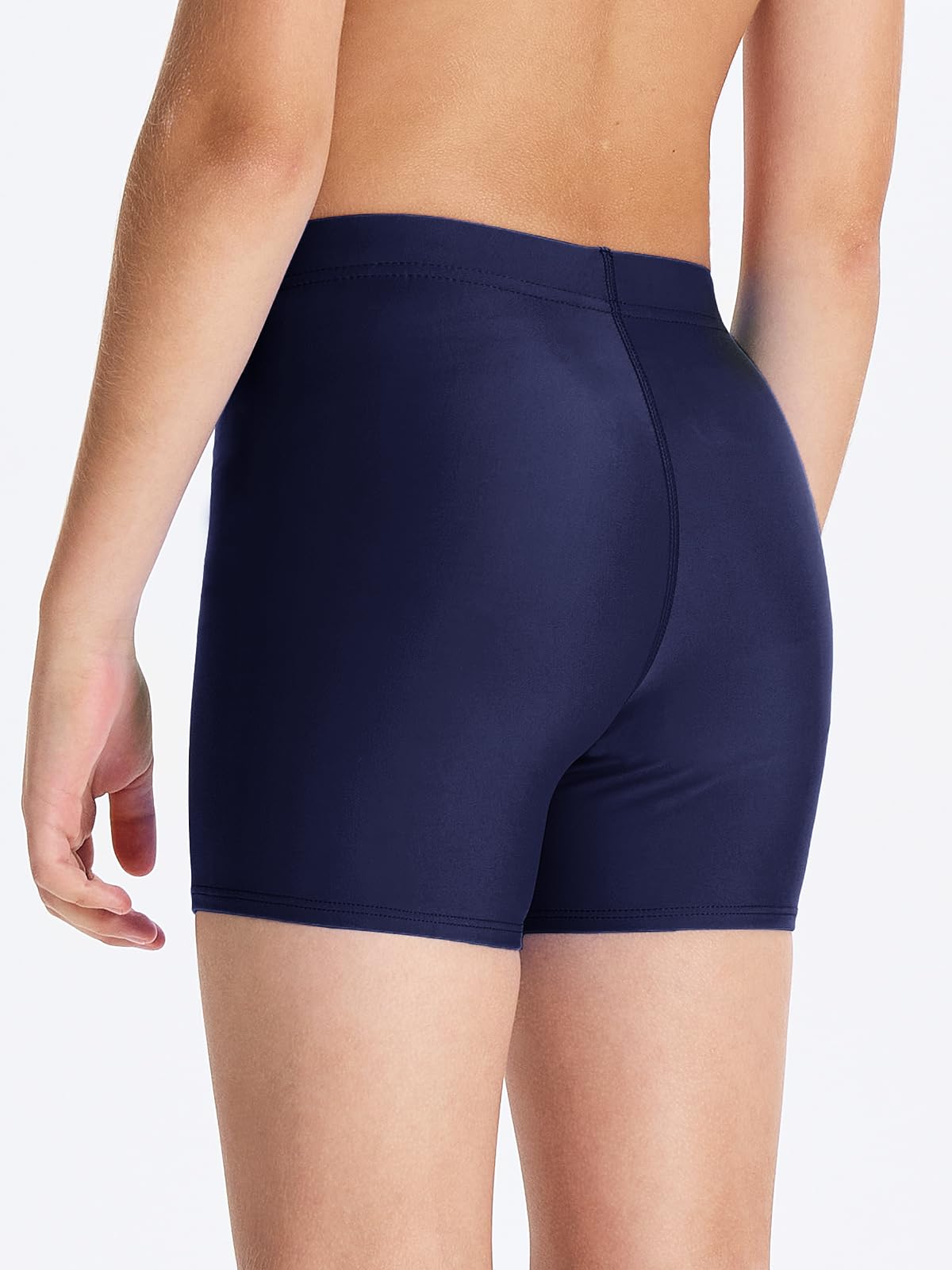 DEVOROPA Youth Boys Swim Shorts - Quick Dry Nylon Square Leg Swimsuit with UPF 50+ Sun Protection - Perfect for Beach, Pool & Water Sports