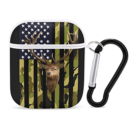 Deer Camo Camouflage American Flag Hunting