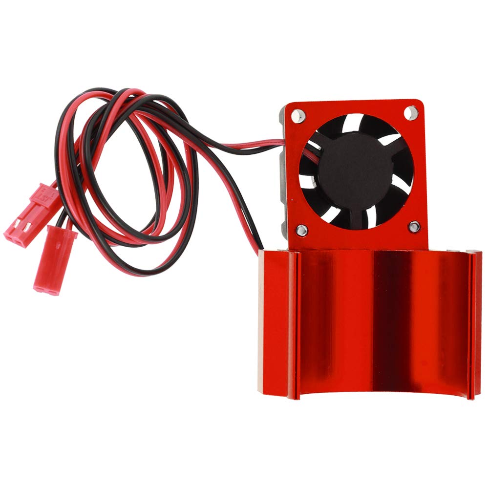 Liyeeo High-Performance Aluminum Heat Sink for 1/10 Scale RC Cars - Efficient Motor Cooling System for RC Racing & Off-Road Bashing - Perfect for Traxxas, Redcat & HPI Models