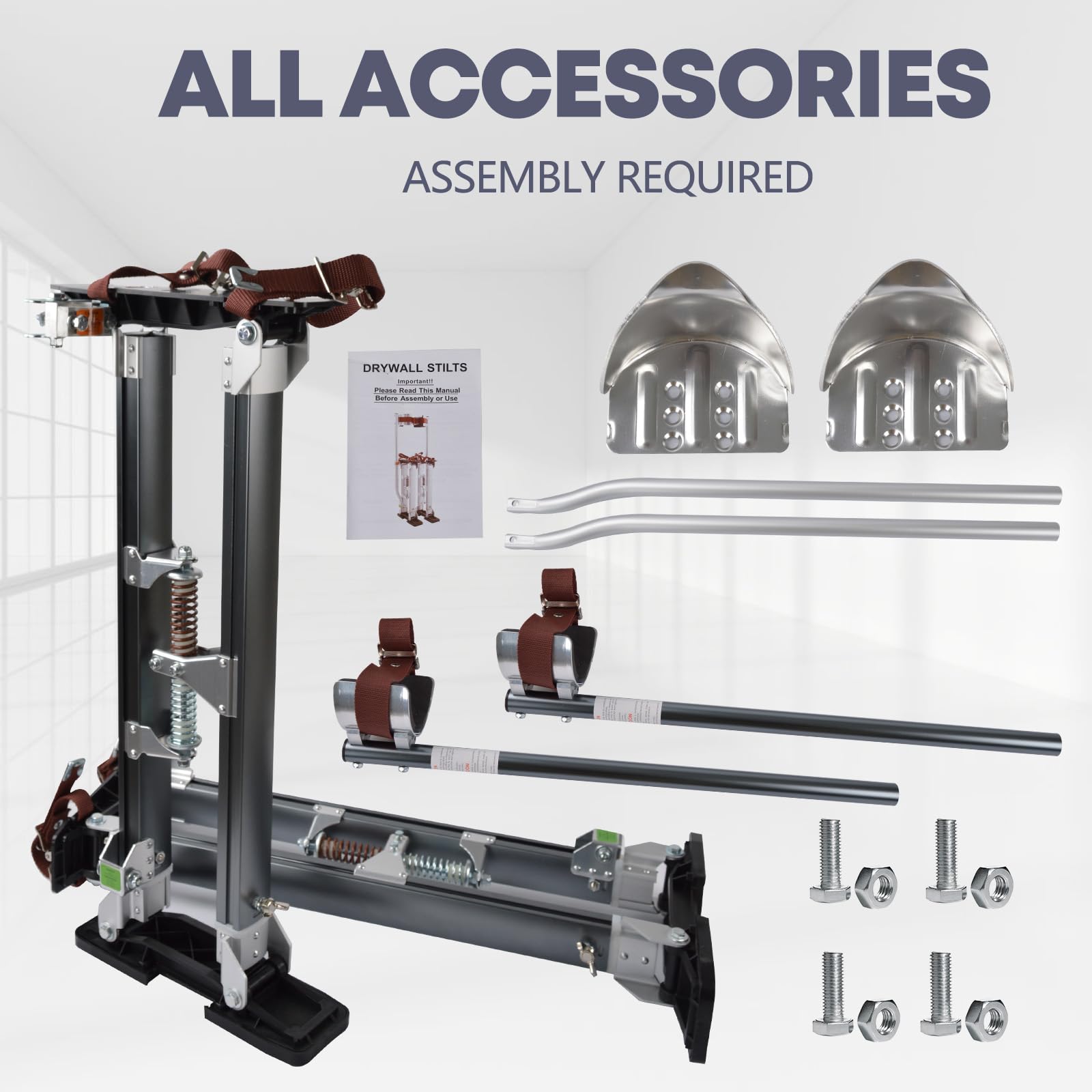 Professional Aluminum Drywall Stilts 24