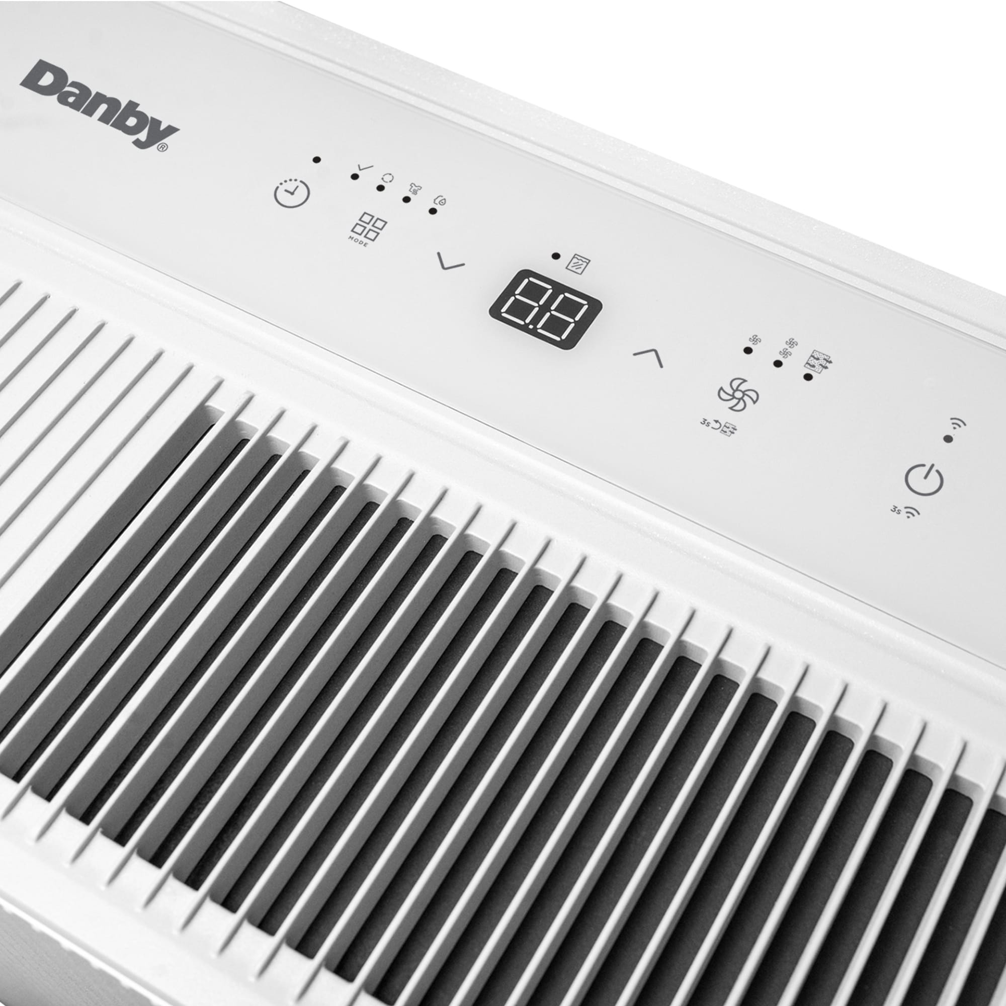 Danby DDR050BSWDB 50 Pint WiFi Dehumidifier - White | Smart Home Humidity Control for Basements, Bedrooms & Large Rooms