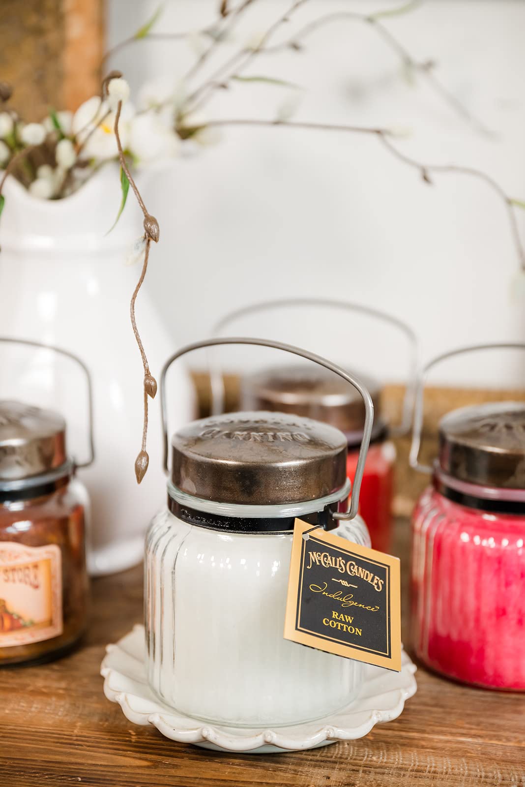 McCall's Fresh Apple Scented Candle - 18 oz Soy Wax Jar for Home, Office & Relaxation | Long-Lasting Fragrance for Aromatherapy & Cozy Ambiance