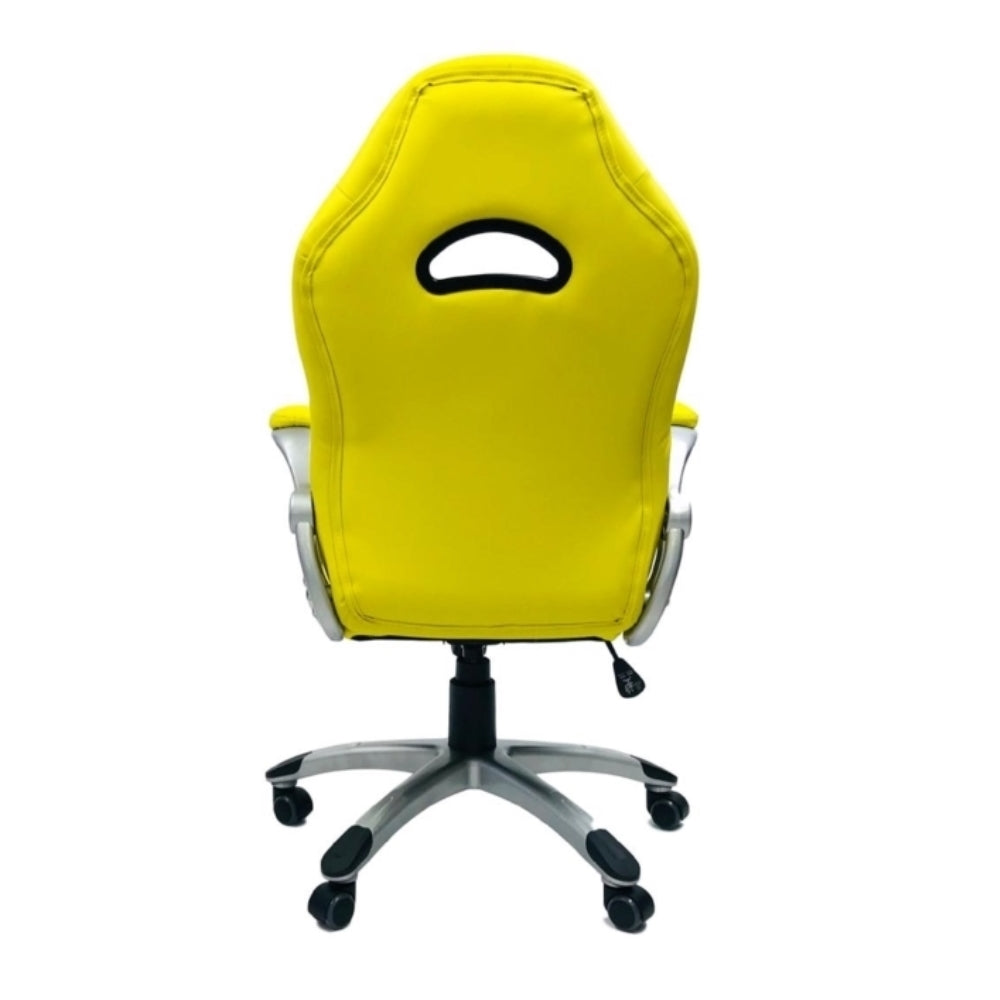 HAWK SERIES 2741 Ergonomic Gaming Chair - Yellow, White & Black - High Back Racing Style with Lumbar Support for PC, Office & Esports Gamers - Perfect for Long Gaming Sessions & Home Office Setup