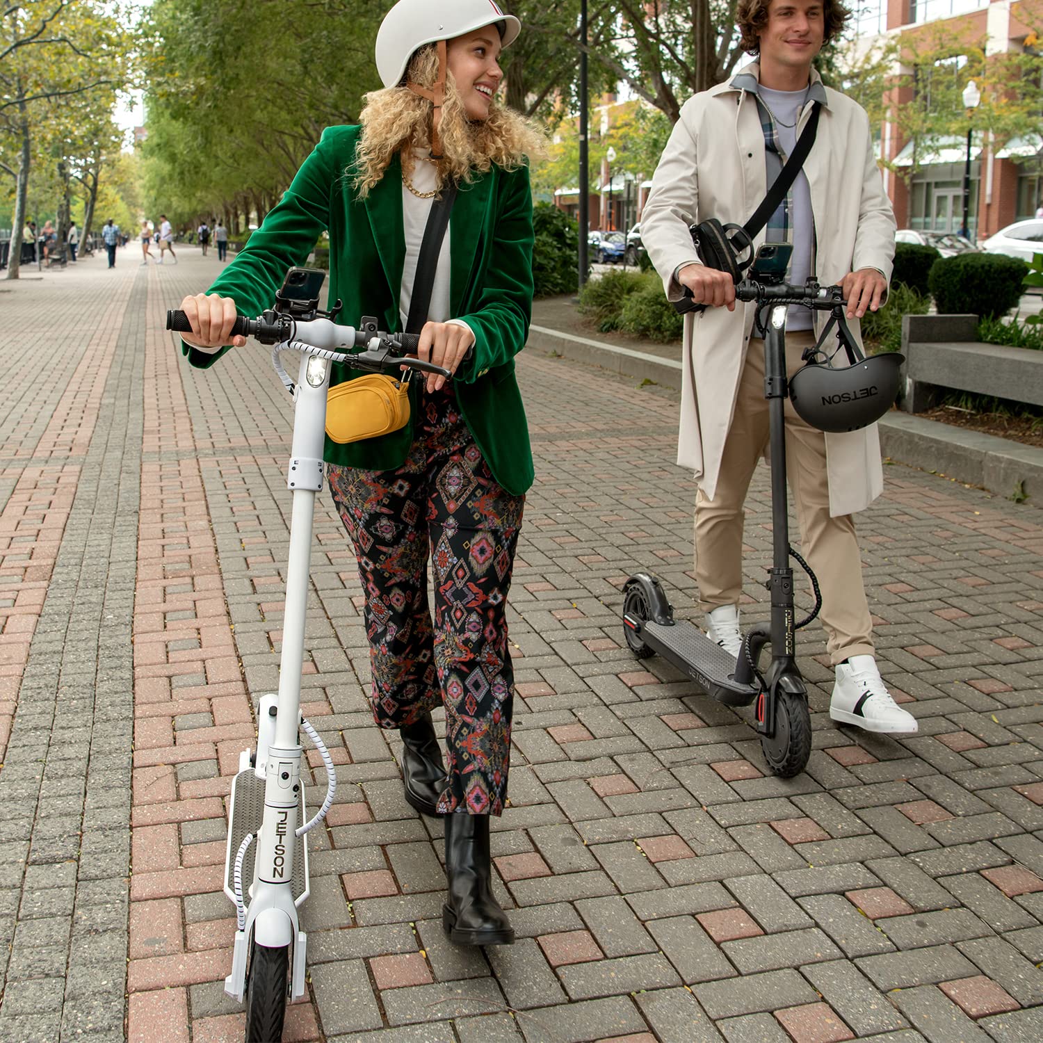 Jetson Eris Foldable Electric Scooter for Adults - 15MPH, 12 Mile Range, LCD Display & Phone Mount | Perfect for Commuting, Campus Travel & Urban Exploration