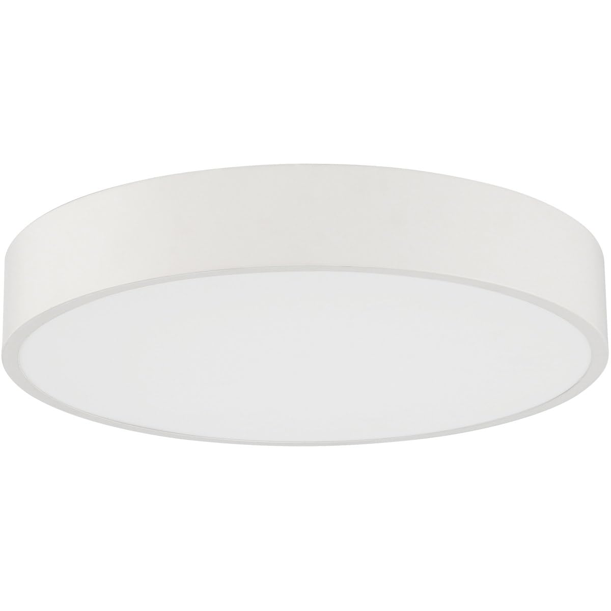 Access Lighting Como 21.75 Inch LED Flush Mount Ceiling Light Fixture in White - Perfect for Bedroom, Kitchen, Hallway & Modern Home Lighting