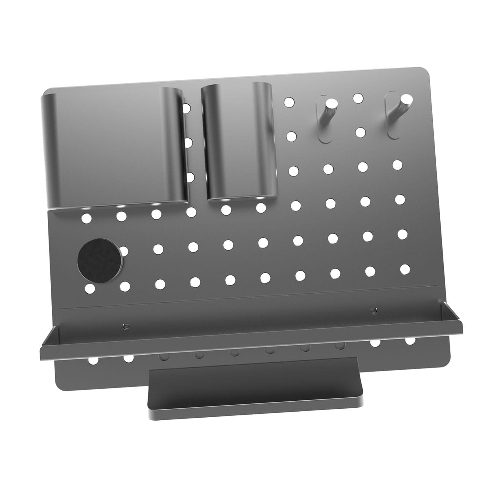 Metal Desk Organizer - Simple Stationery Storage Box & Pen Holder for Office, Classroom, Vanity Table | Perfect for Organizing Pens, Pencils, Scissors & Office Supplies