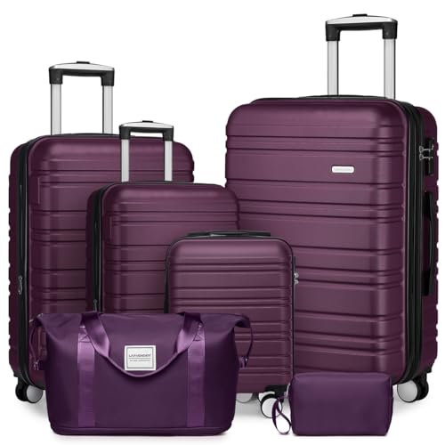 Purple Black 6pcs