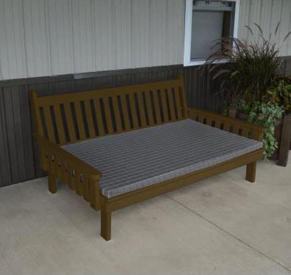 Yellow Pine Traditional English Daybed by A&L Furniture - Rustic Bedroom & Living Room Accent Piece for Cozy Home Decor