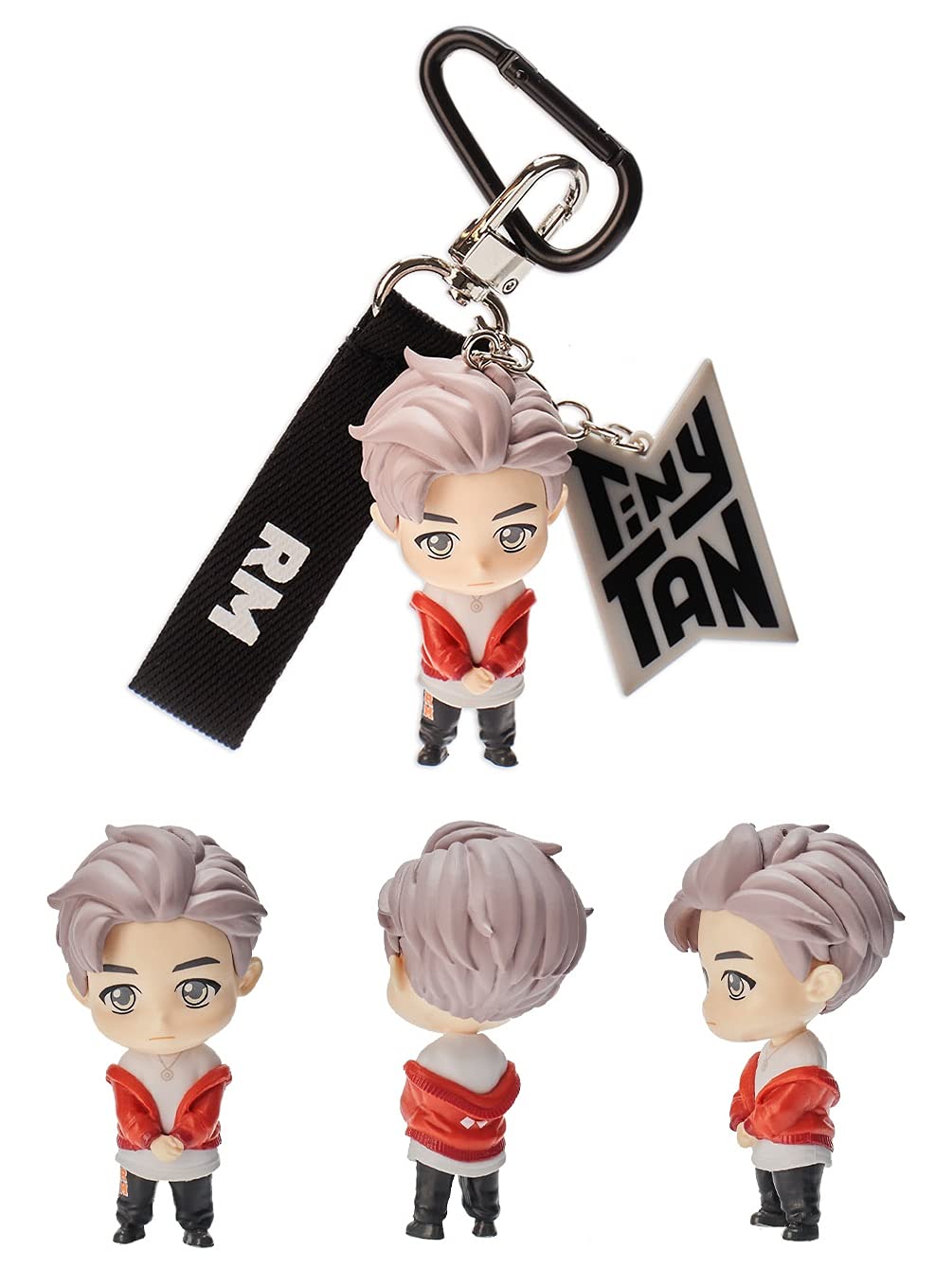 Official BTS TinyTan Figures Keychain - Kpop Merchandise Keyring, Authentic Collectible Figurines for Bags & Backpacks - Perfect Gift for ARMY Fans & Kpop Lovers