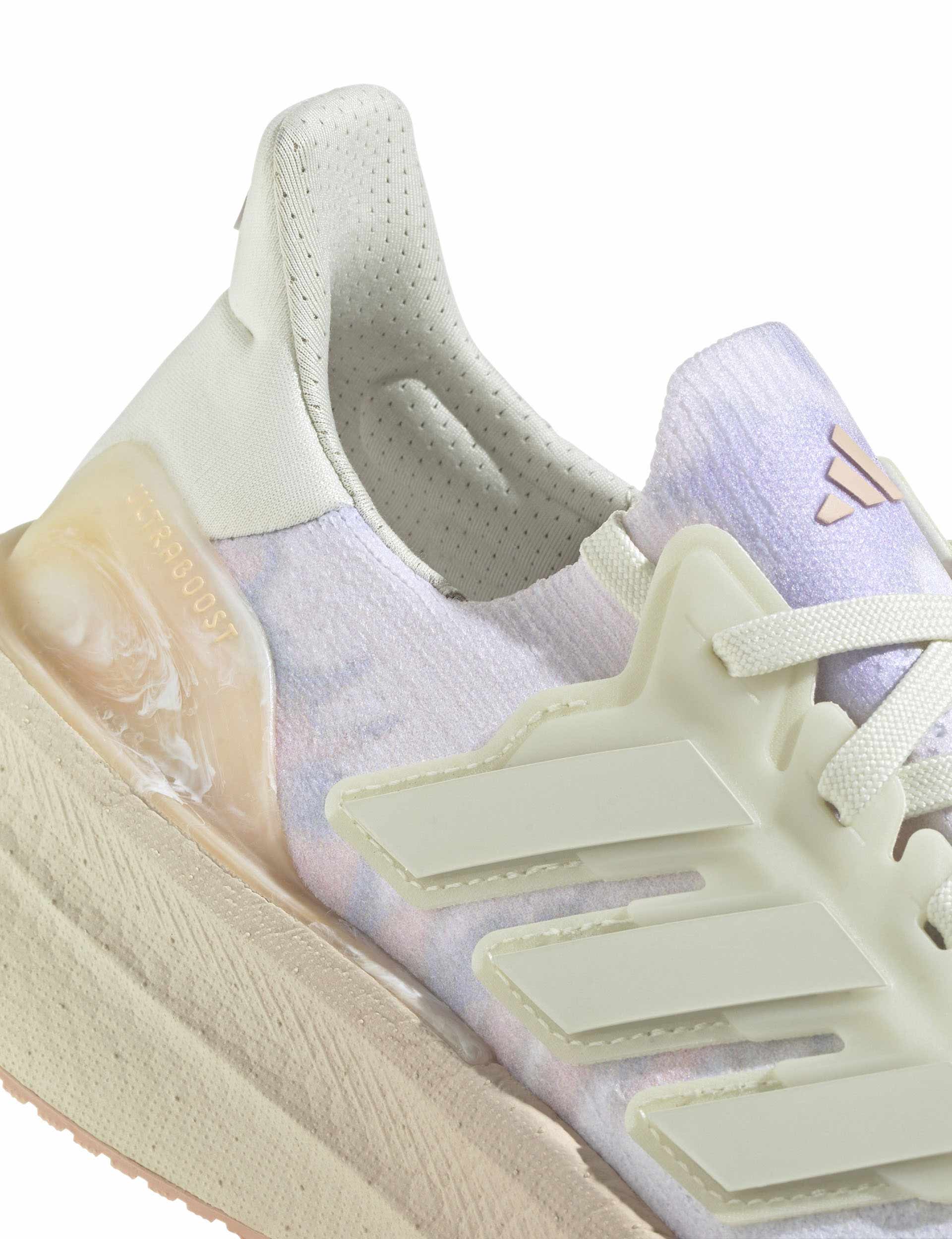 Ultraboost 5 Tie Dye Running Shoes - Warm Vanilla/Ivory/Purple Tint - Lightweight & Comfortable for Jogging, Gym Workouts & Daily Wear