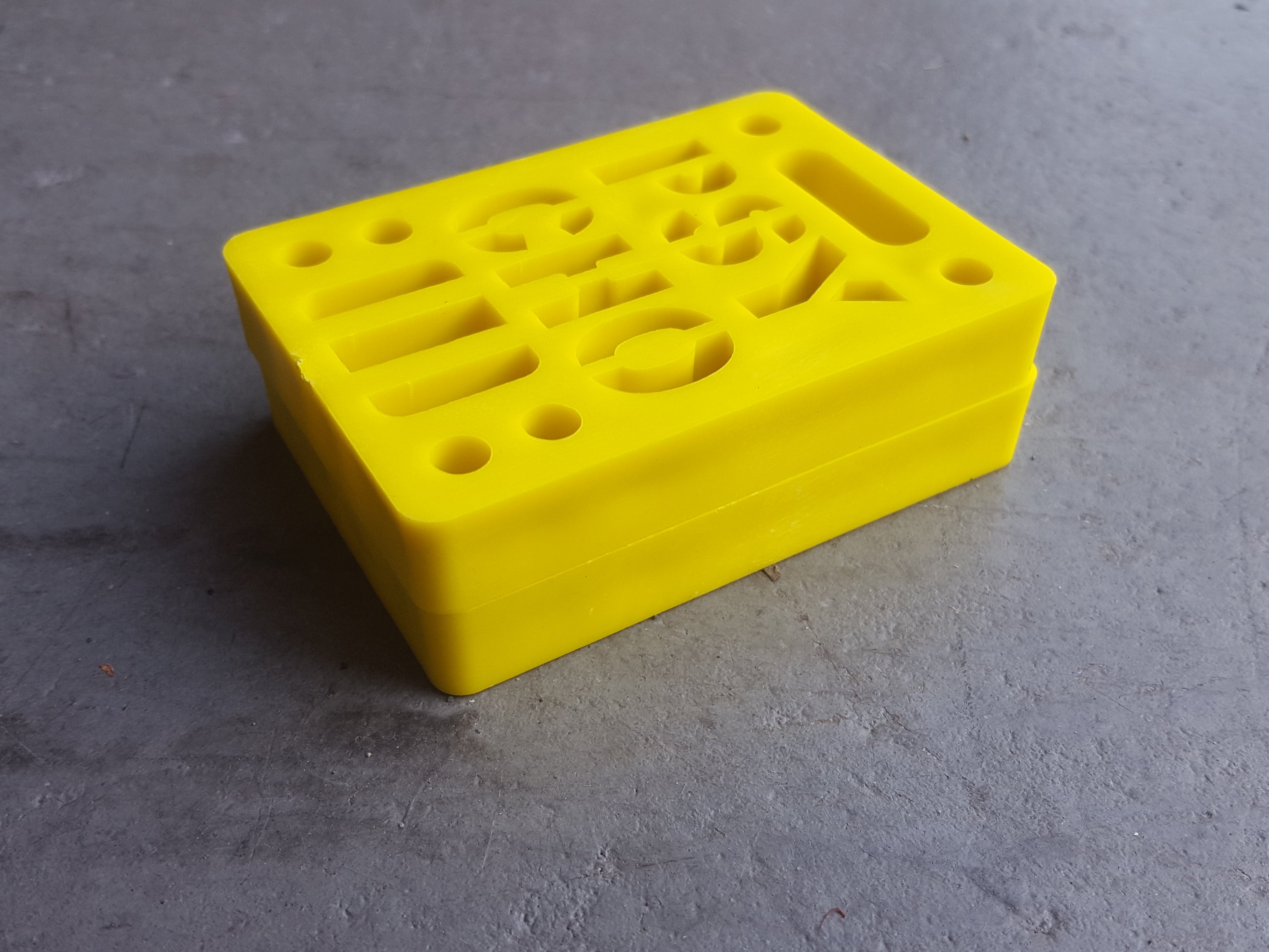 Psycho Risers 1/2 Inch Yellow Riser Pads - Perfect for Motorcycle Handlebar Lift & Comfort Enhancement
