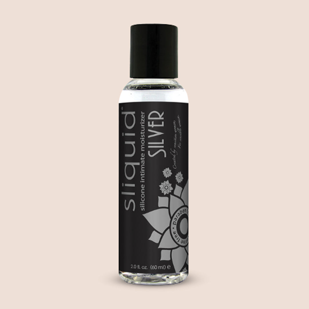 Sliquid Silver Premium Silicone Based Personal Lubricant for Couples - Long Lasting, Hypoallergenic Intimate Lube for Enhanced Sensation & Comfort During Intimacy, Massage & Spa Nights