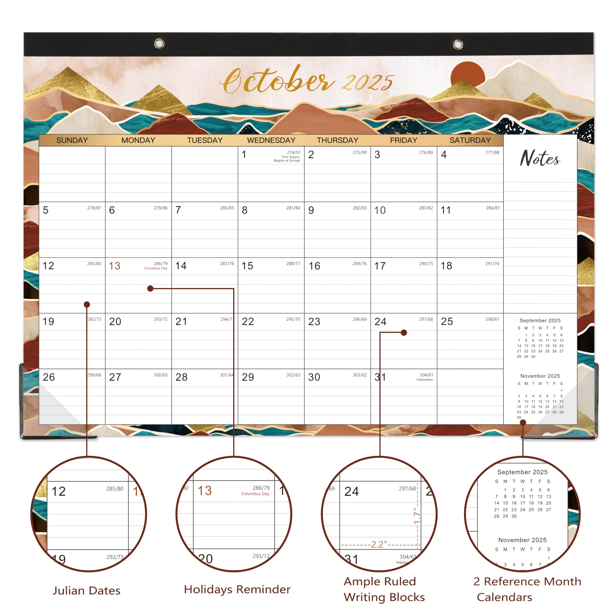 2025 Desk Calendar - Large 16.8
