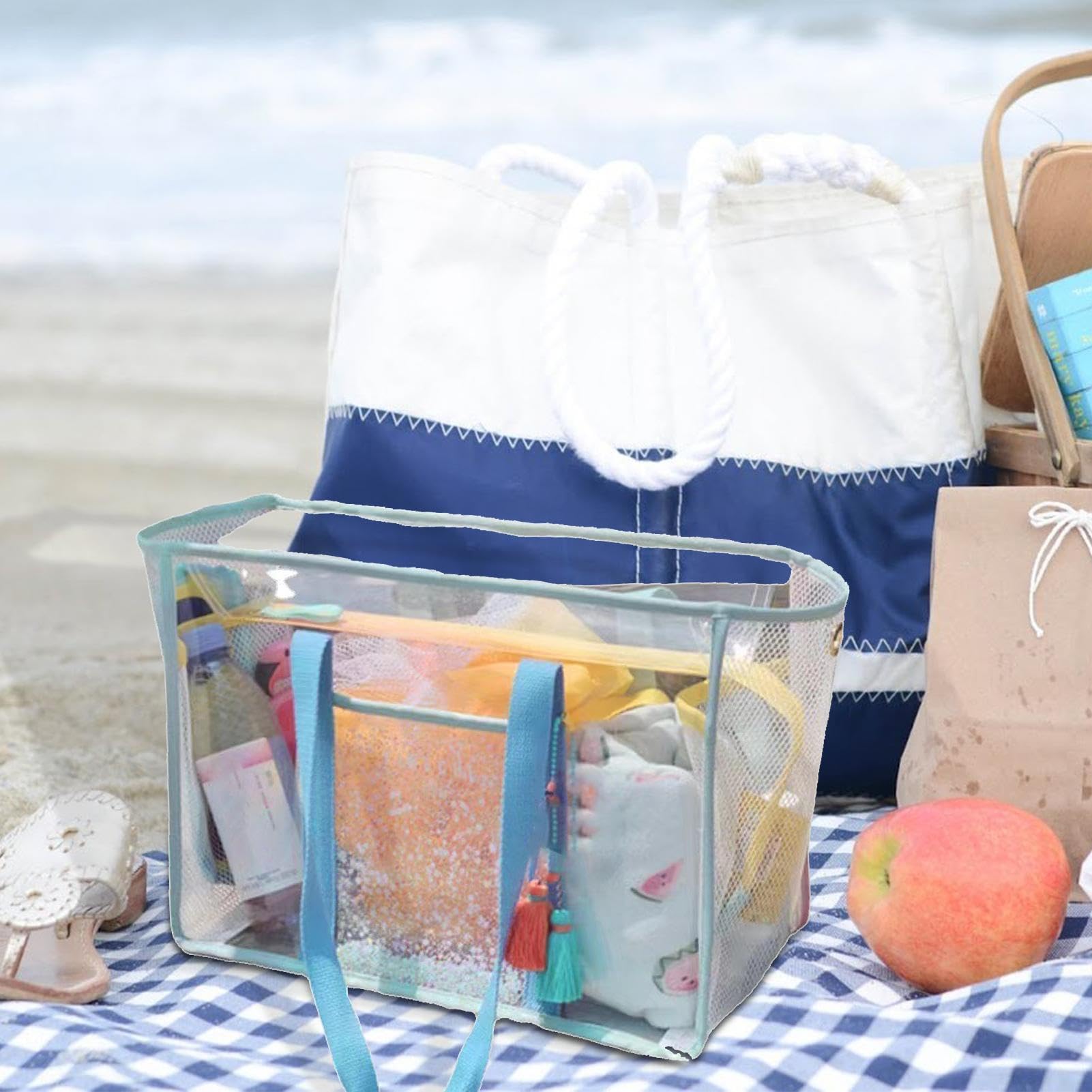 Waterproof Shopping Tote Bag for Women - Stylish Reusable Shoulder Purse for Beach, Travel & Daily Use | Holds Towels, Toys, Sunglasses & Essentials