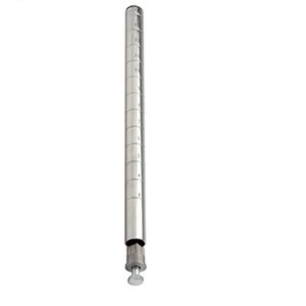 Stainless Steel Wire Shelving Post 14 Inch - Heavy Duty Adjustable Shelf Support for Kitchen, Garage, and Storage Organization