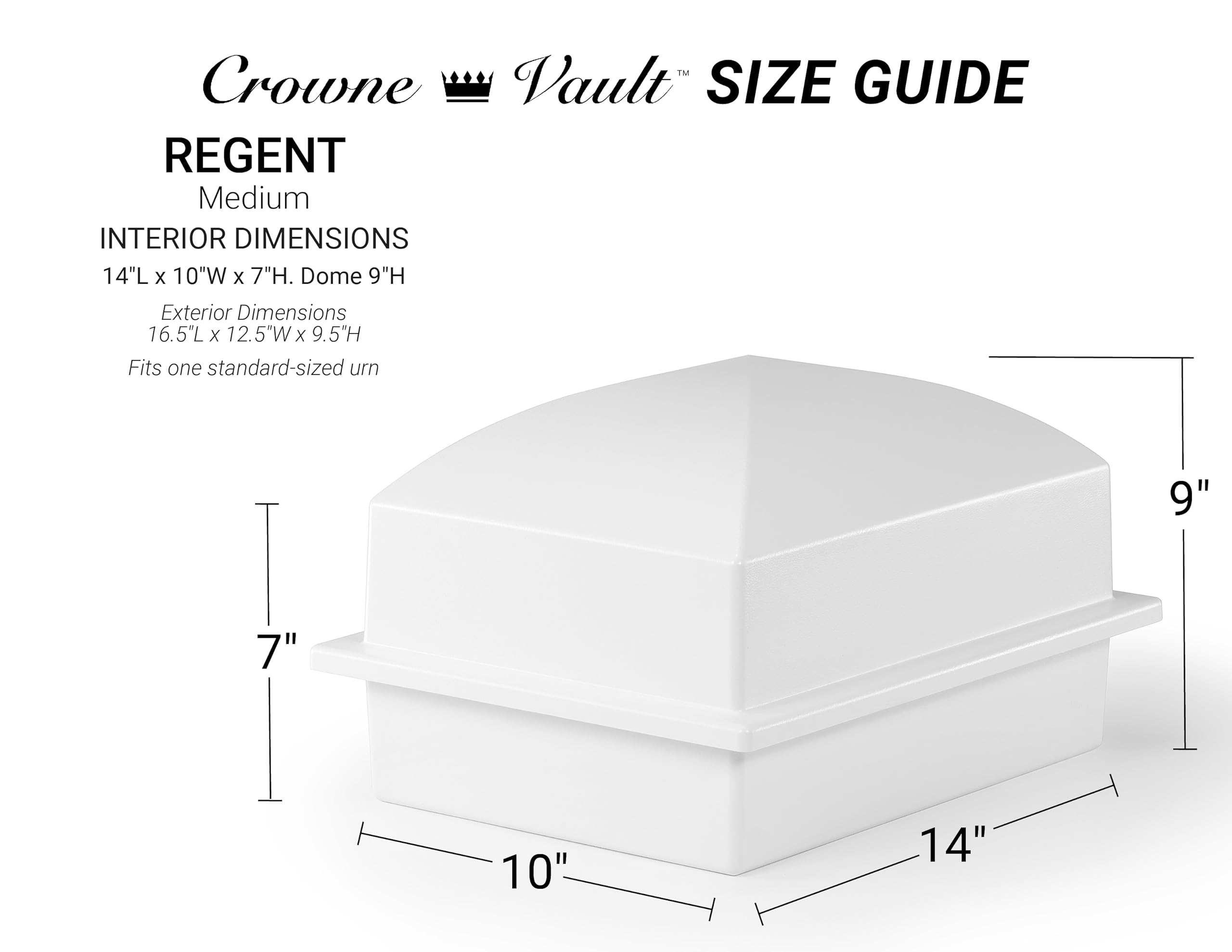 Elegant White Burial Urn Vault with Pink Roses - Secure Keepsake Container for Human Ashes - Perfect for Memorial Services, Home Display & Cemetery Plots