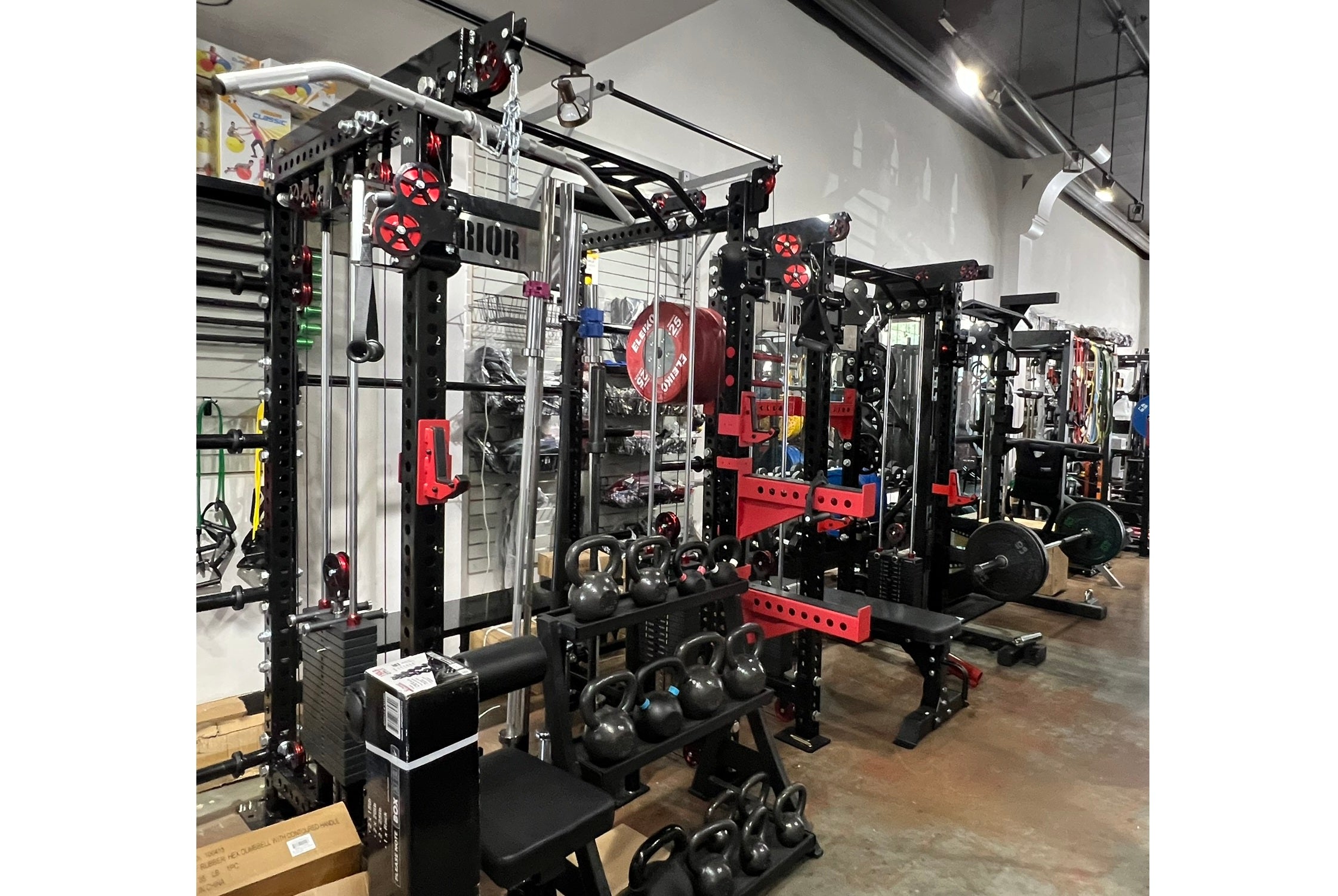Warrior 2.0 Cable Crossover Pulley System - Power Rack Gym Equipment for Home & Commercial Use - Strength Training Machine for Full Body Workouts - Perfect for Weight Lifting, CrossFit & Functional Fitness