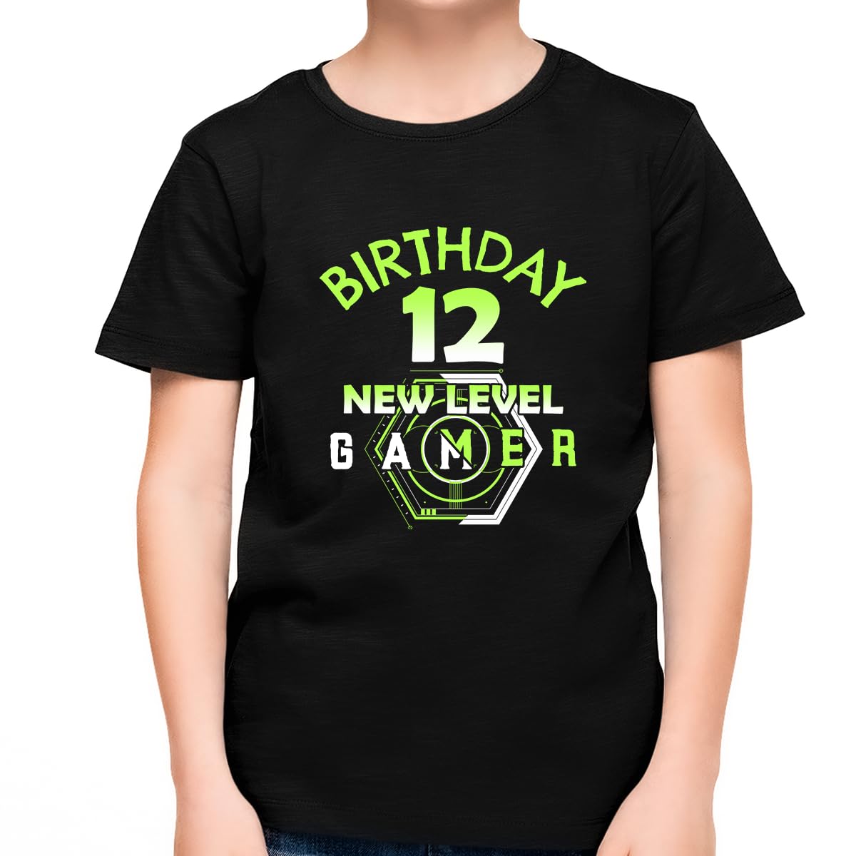 12th Birthday Shirt for Boys - Cool Gamer Themed T-Shirt | Perfect for Gaming Parties & Birthday Celebrations