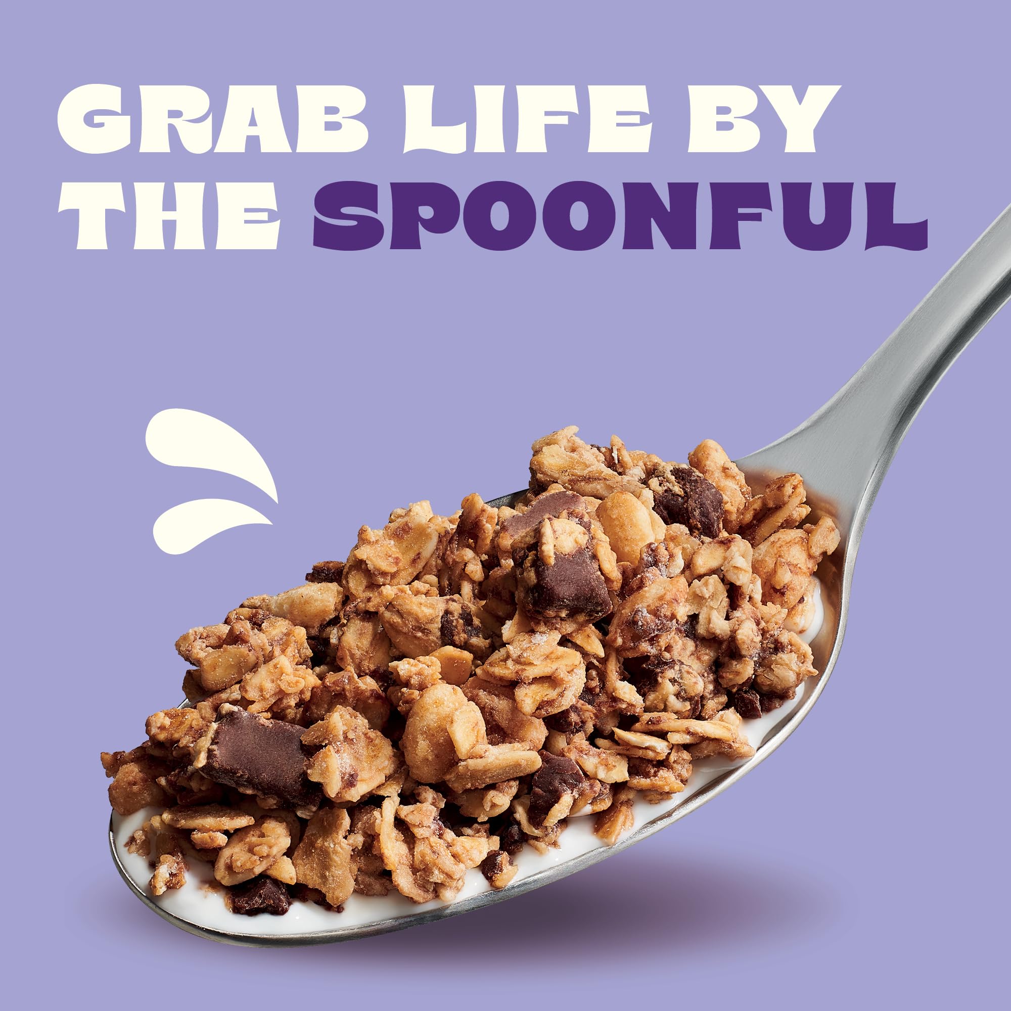 Organic Gluten-Free Granola Cereal - Non-GMO, Vegan, Whole Grain Rolled Oats Snack - Chocolate Flavor, 11oz (6-Pack) - Perfect for Breakfast, Healthy Snacking & On-the-Go Nutrition