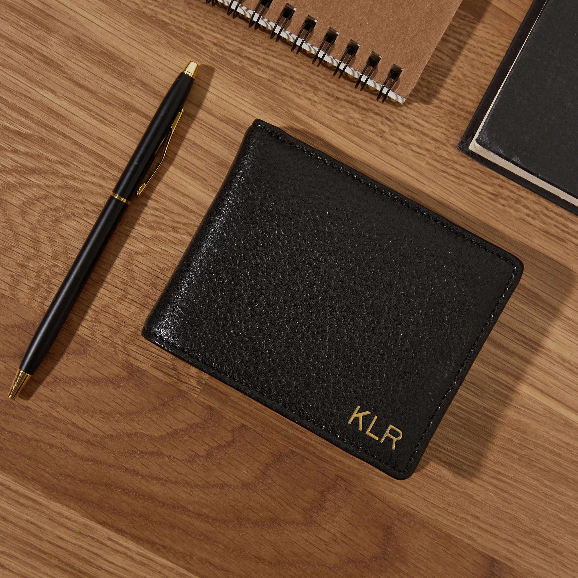 Slim Bifold Leather Wallet for Men - Genuine Espresso Brown RFID Blocking - Perfect for Everyday Carry, Travel & Business