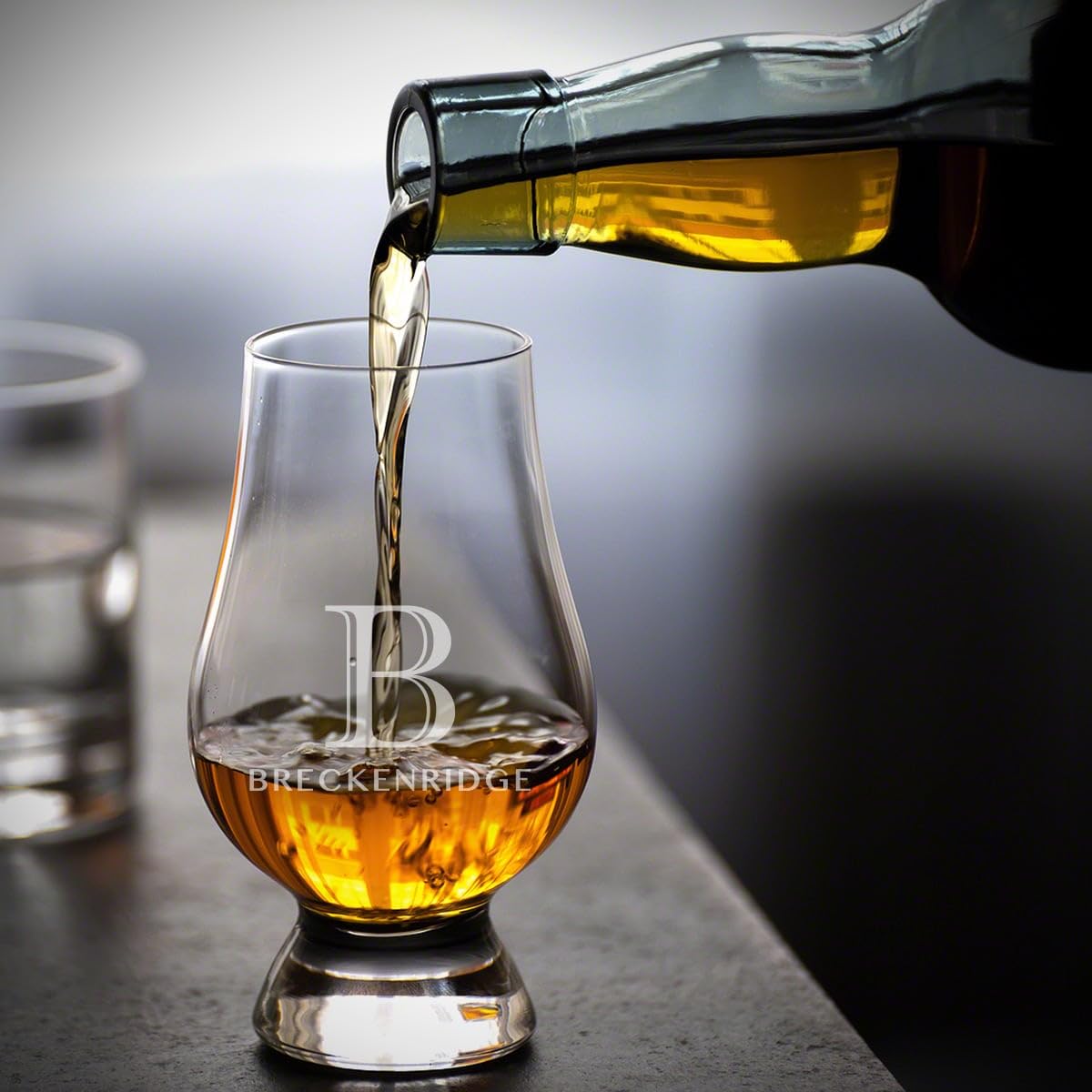 Personalized Engraved Whiskey Stone Set with 6 Glencairn Tasting Glasses - Ideal Gift for Whiskey Lovers, Bourbon Enthusiasts & Home Bars - Perfect for Chilling Whiskey Without Dilution, Dinner Parties & Special Occasions