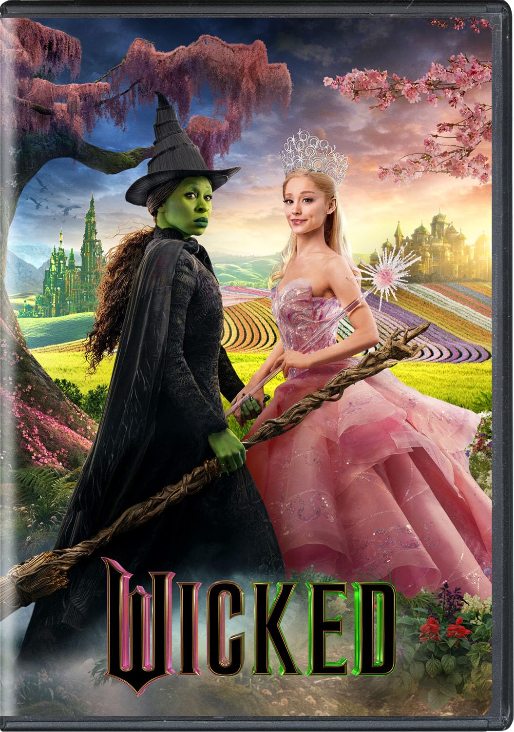 Wicked (DVD) - Broadway Musical Movie, Fantasy Adventure Film for Family Movie Night & Theater Lovers