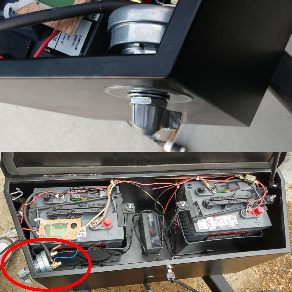 Ampper 12-24V Heavy Duty Battery Disconnect Switch - 200A On/Off Power Cut Isolator for Cars, Trucks, RVs & Boats | Perfect for Vehicle Storage, Maintenance & Emergency Shutoff