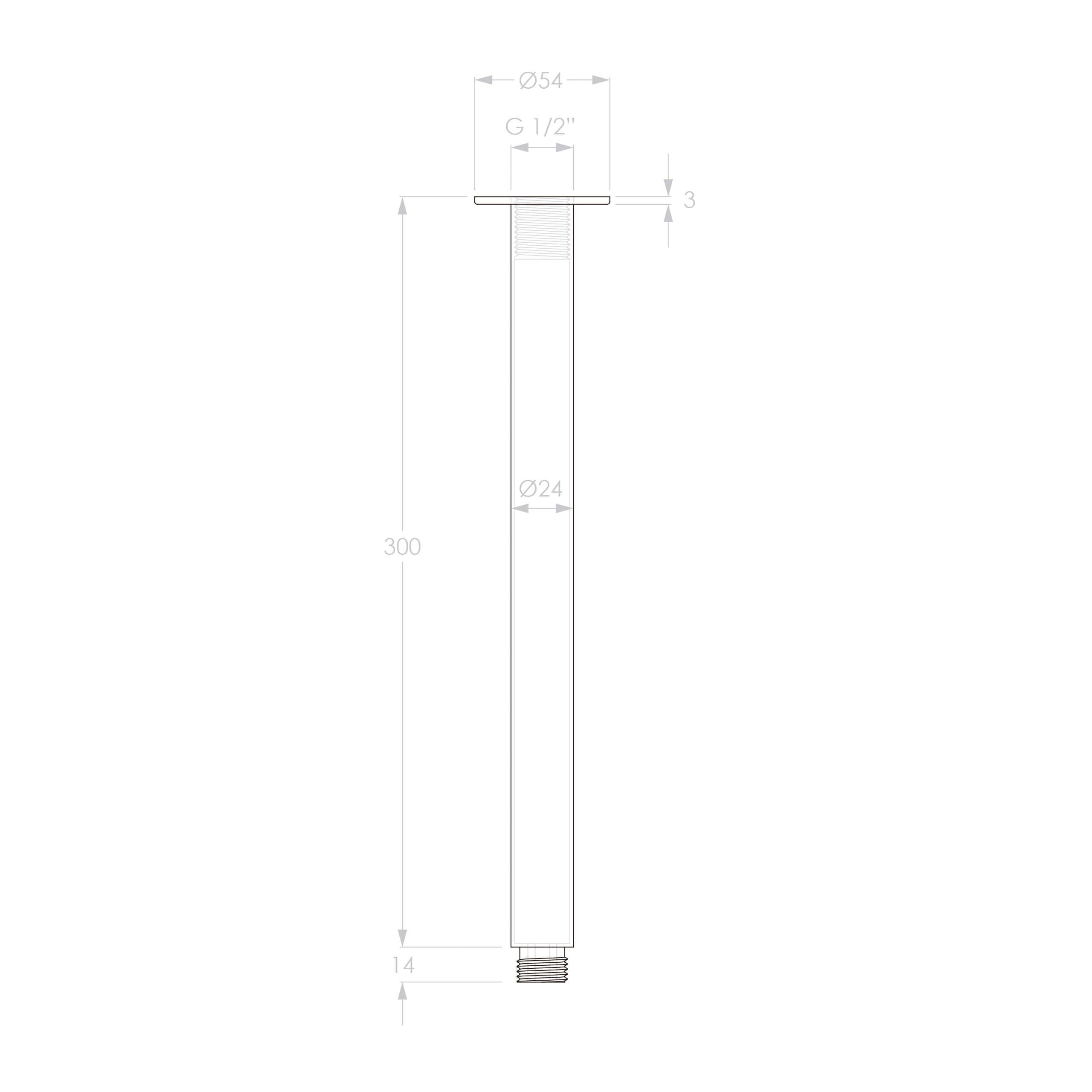 ADP Soul Shower Dropper 300 Matte White - Premium Matte White Shower Head with Adjustable Spray Settings | Perfect for Modern Bathrooms, Spa-Like Showers & Water Conservation
